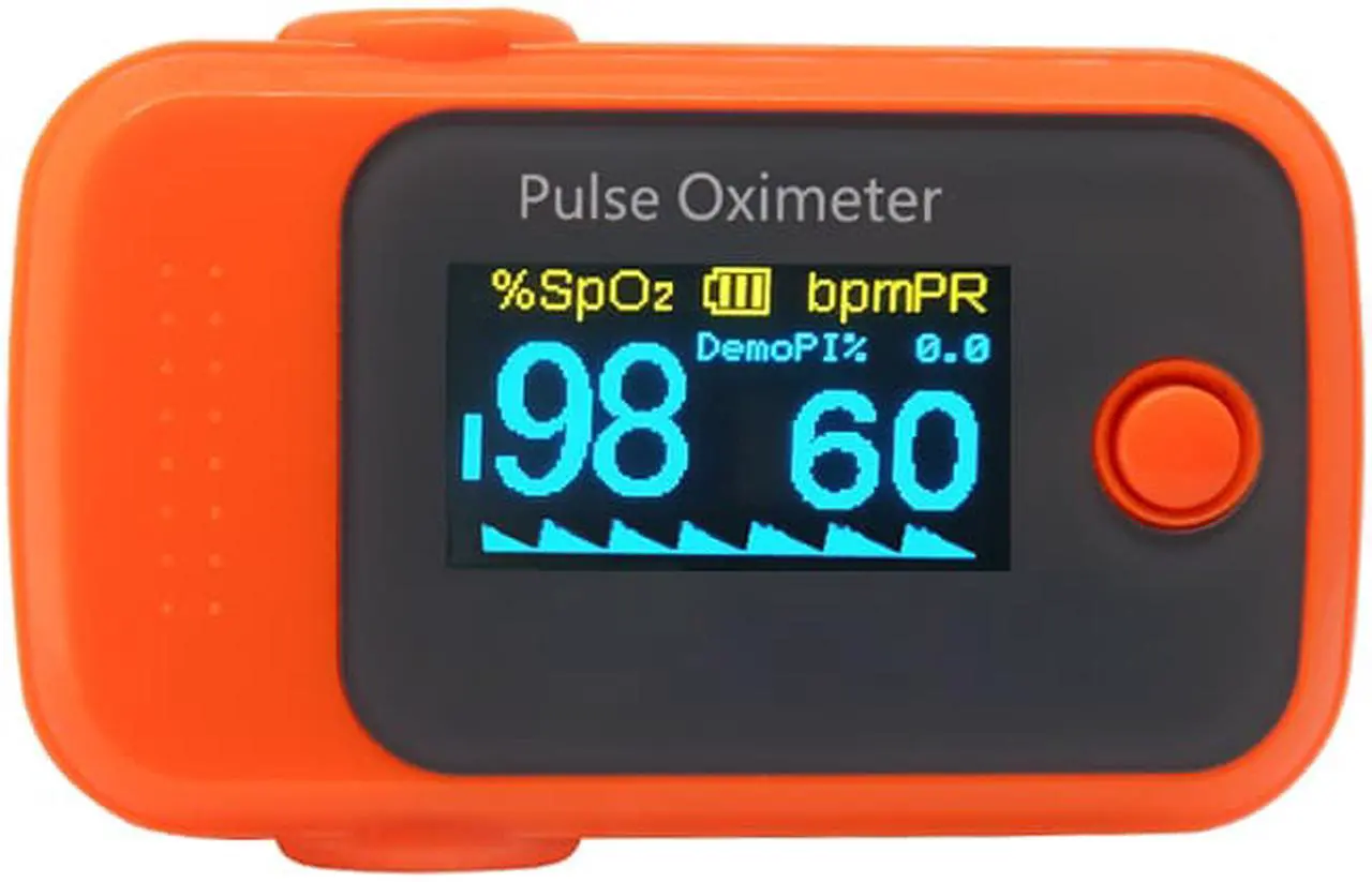 Alt view image 6 of 7 - Mericonn Fingertip Pulse Oximeter with Pedometer  Function for Home Travel use