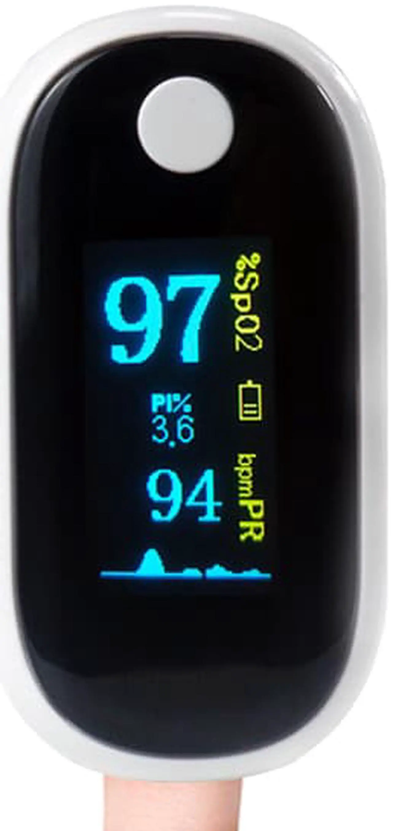 Alt view image 6 of 6 - Mericonn USB charging Pulse Oximeter with lithium battery PI index adult SP02 oximeter for Home Use