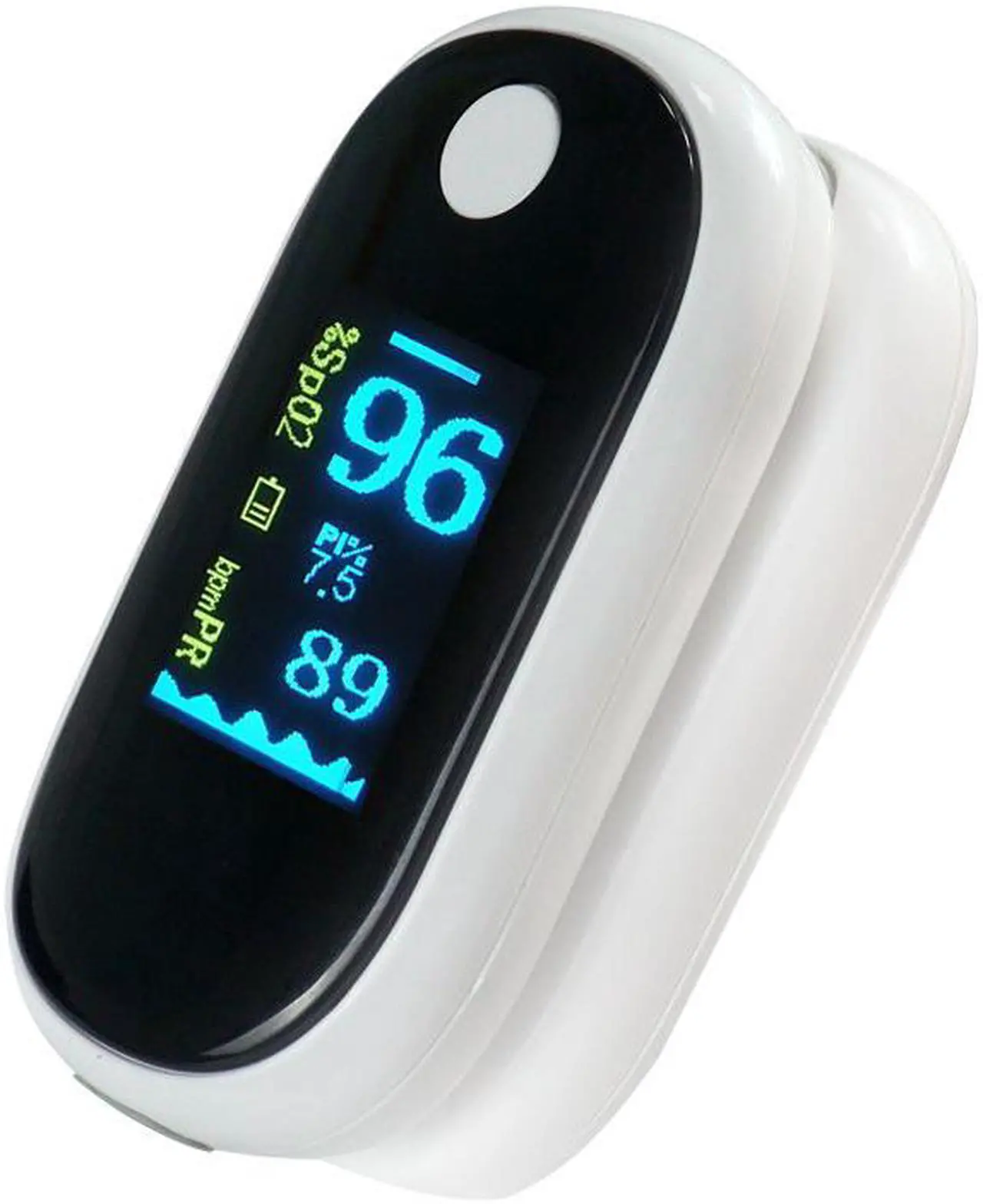 Alt view image 2 of 6 - Mericonn USB charging Pulse Oximeter with lithium battery PI index adult SP02 oximeter for Home Use