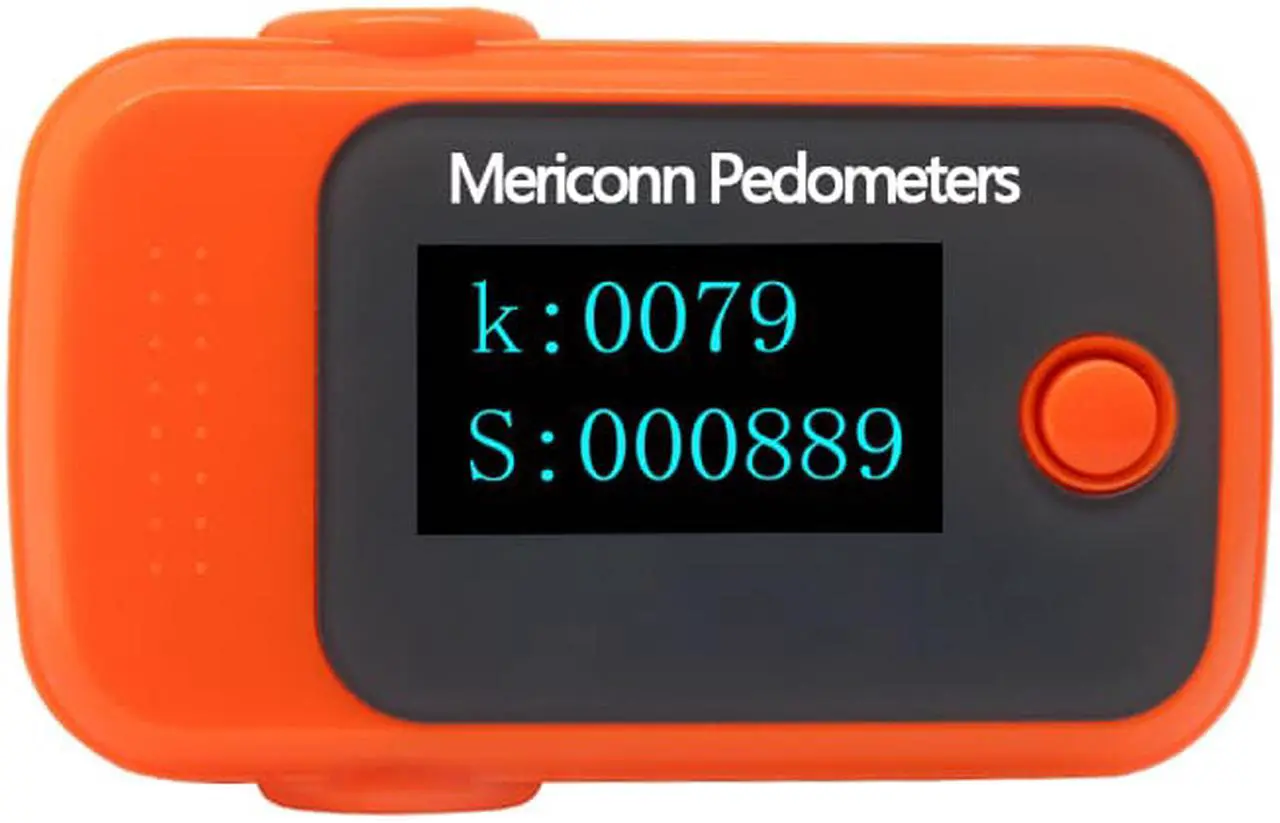 Alt view image 5 of 7 - Mericonn Fingertip Pulse Oximeter with Pedometer  Function for Home Travel use