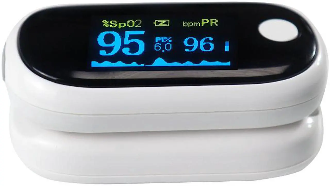 Alt view image 4 of 6 - Mericonn USB charging Pulse Oximeter with lithium battery PI index adult SP02 oximeter for Home Use
