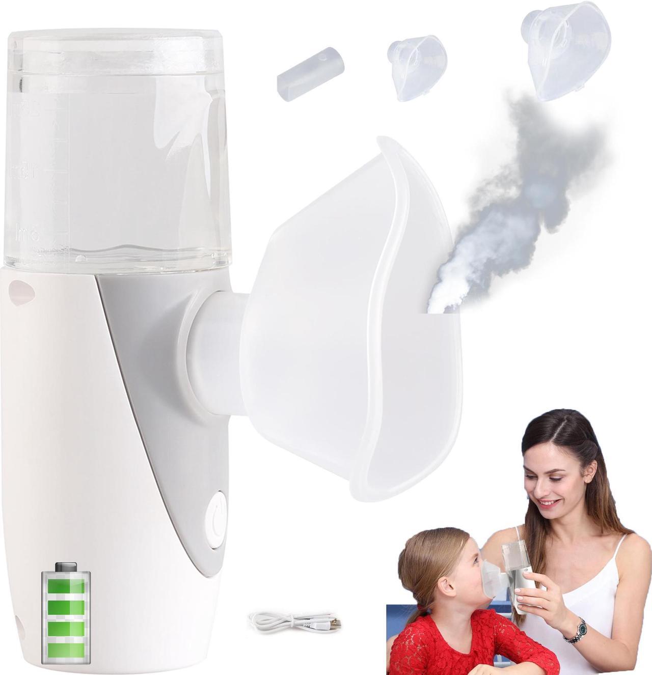 Main image of Mericonn Rechargeable Mesh Nebulizer Portable Equipment for Homecare with USB Charging
