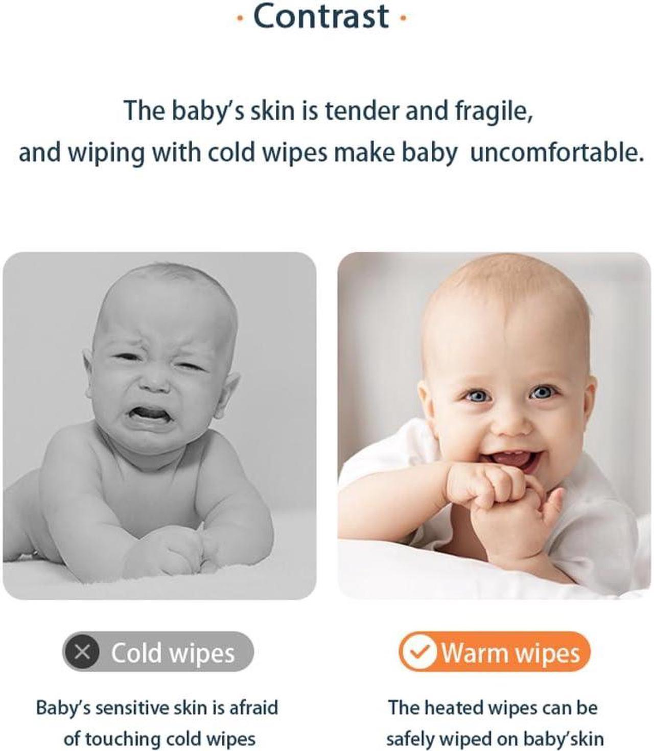 Alt view image 4 of 6 - Mericonn Baby Wipes Warmer Dispenser Intelligent Precise Temperature Control, Diaper Heater, White