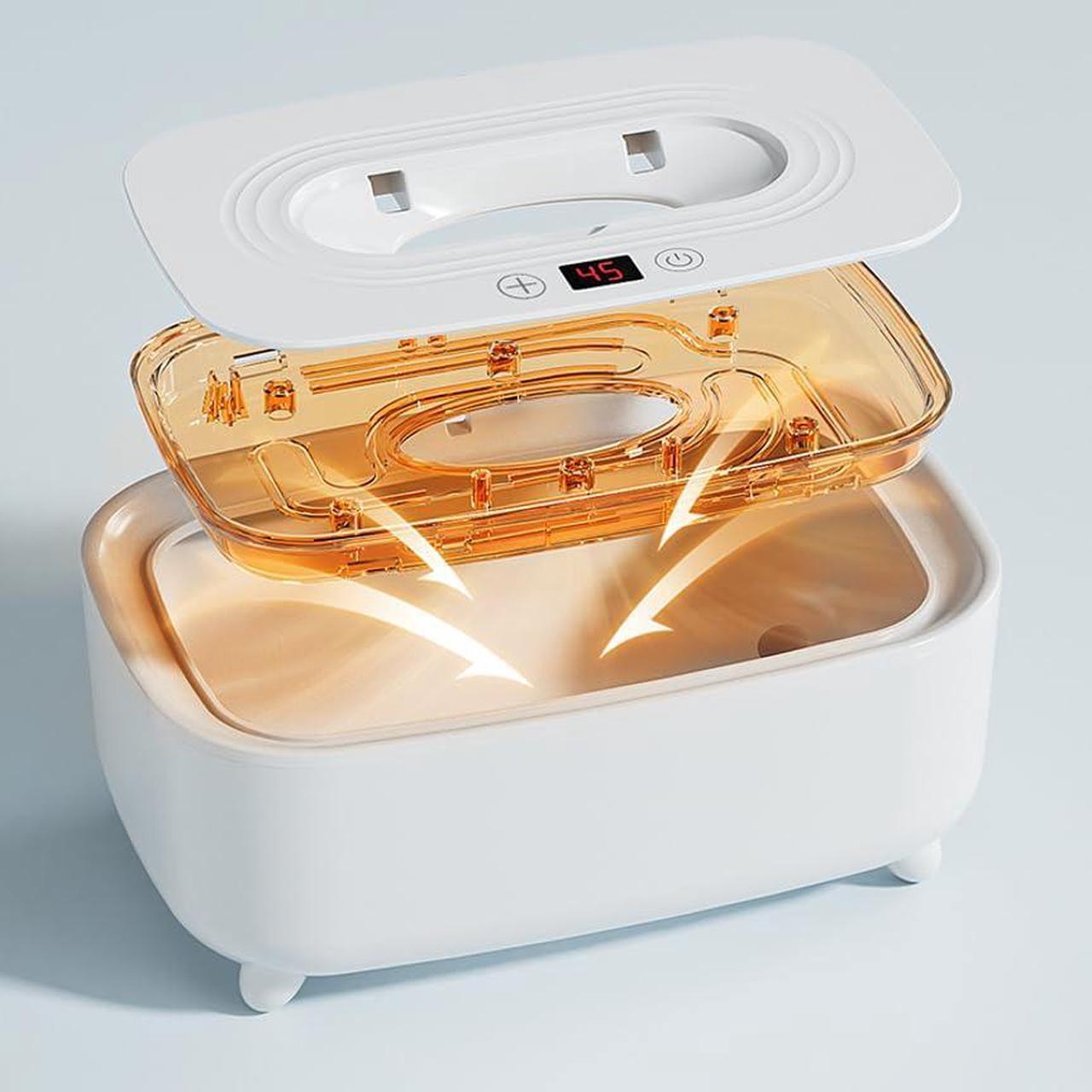 Alt view image 5 of 6 - Mericonn Baby Wipes Warmer Dispenser Intelligent Precise Temperature Control, Diaper Heater, White
