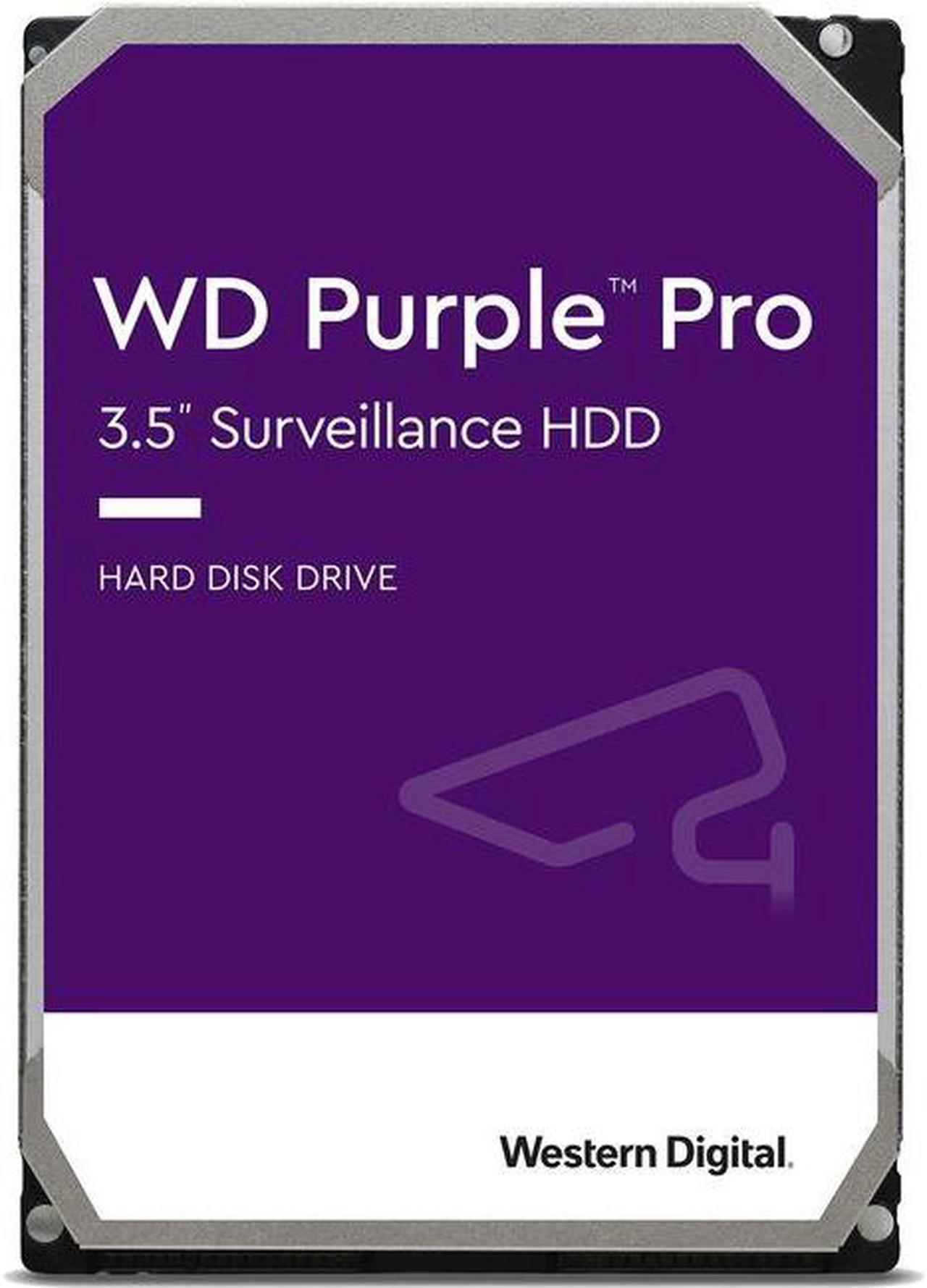 WD Purple Pro WD121PURP 12TB 7200 RPM 256MB Cache SATA 6.0Gb/s 3.5" Internal Hard Drive