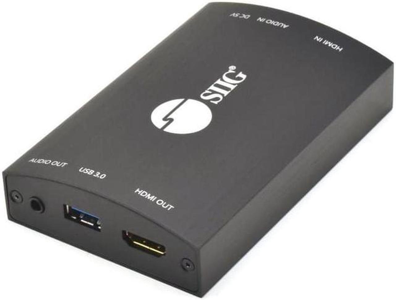 Main image of SIIG USB 3.0 HDMI Video Capture Device with 4K Loopout CE-H26H11-S1