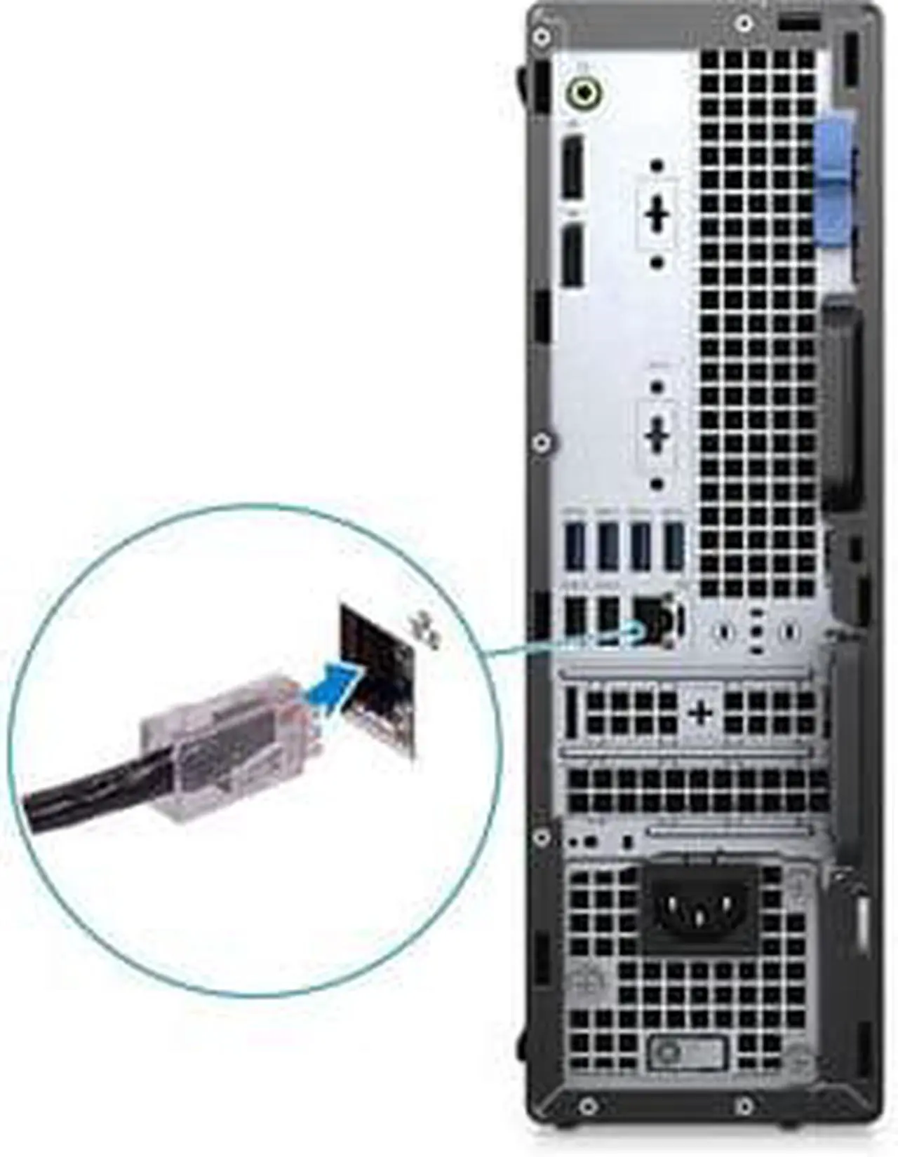 Alt view image 14 of 16 - Dell OptiPlex 7000 7090 Desktop Computer - Intel Core i7 10th Gen i7-10700 Octa-core (8 Core) 2.90 GHz - 16 GB RAM DDR4 SDRAM - 512 GB M.2 PCI Express NVMe 3.0 x4 SSD - Small Form Factor - Intel Q570