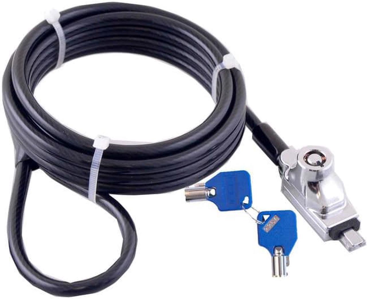 Alt view image 5 of 6 - CODi Bilateral II Key Cable Lock for Laptops 6 ft. (A02041)