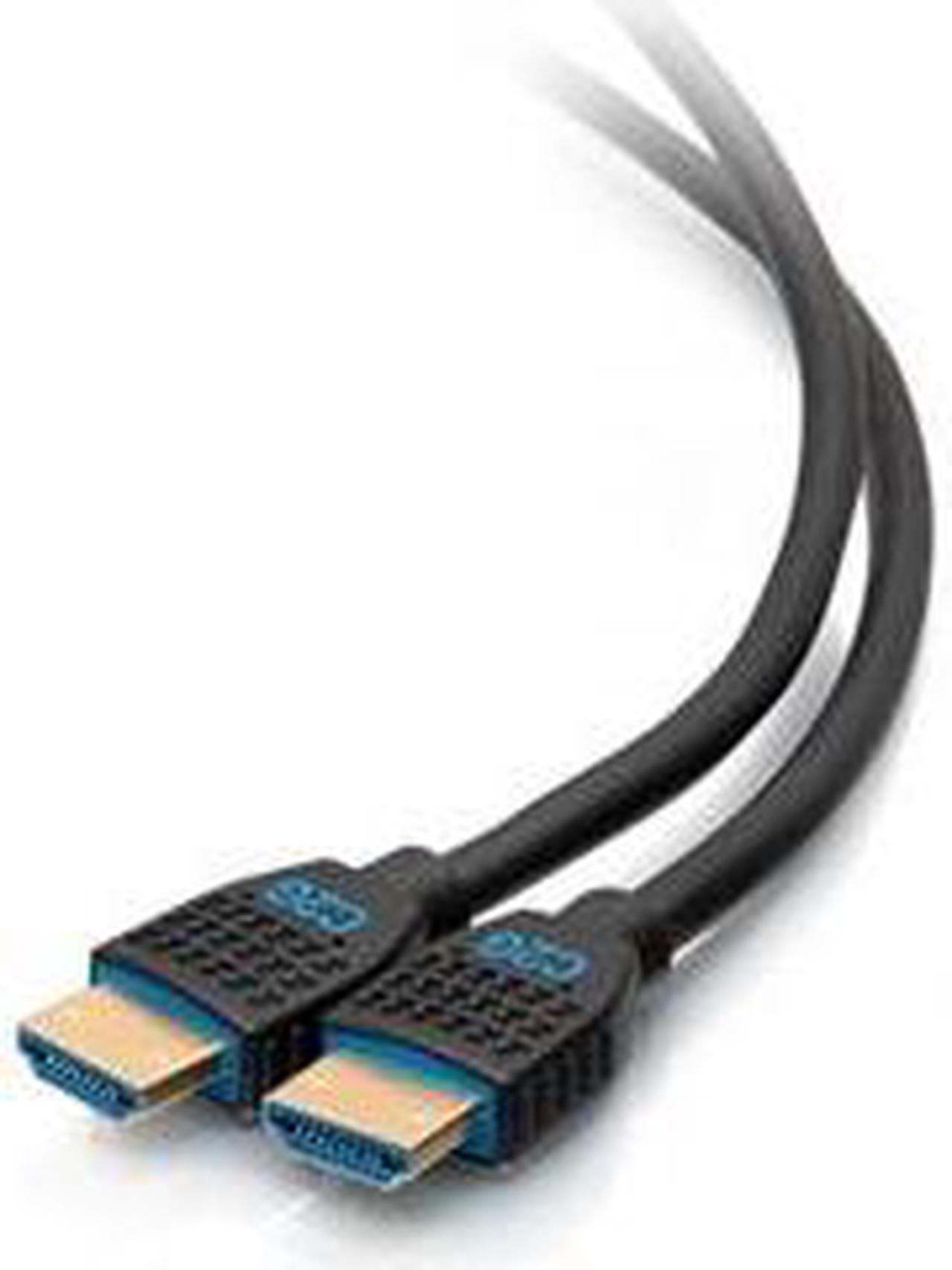 Alt view image 14 of 15 - C2G C2G10378 10 ft. Black Performance Series Ultra Flexible High Speed HDMI Cable - 4K 60Hz In-Wall, CMG (FT4) Rated Male to Male