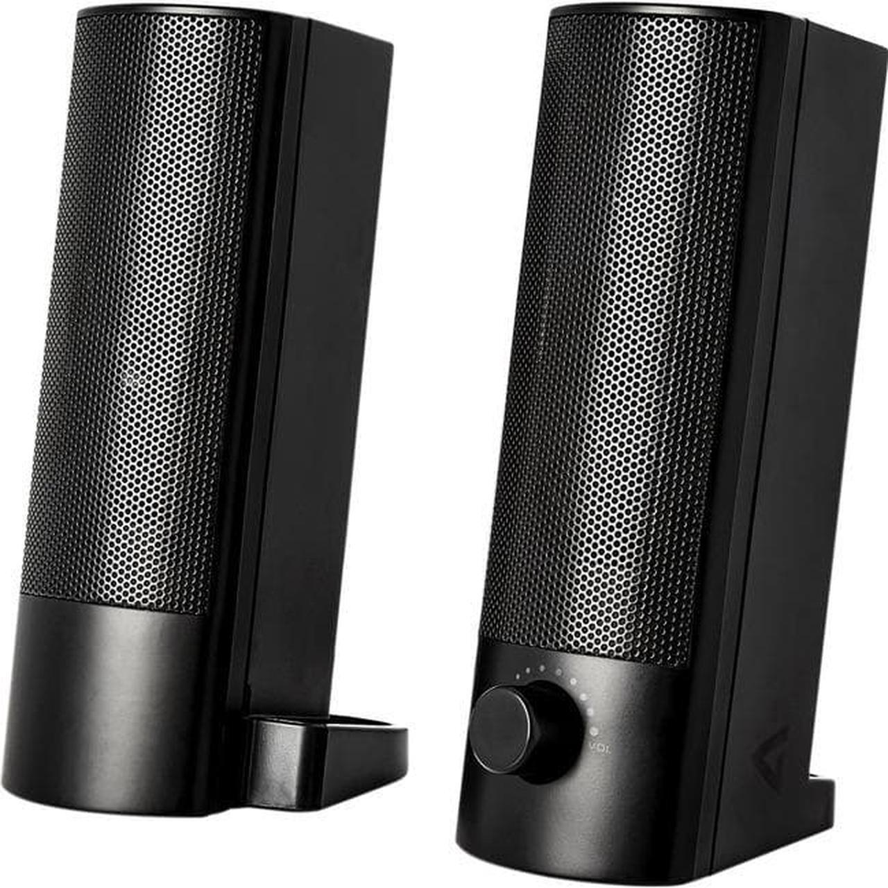 Alt view image 13 of 13 - V7 Sound Bar 2.0 USB Multimedia Speaker System (SB2526-USB-6N)