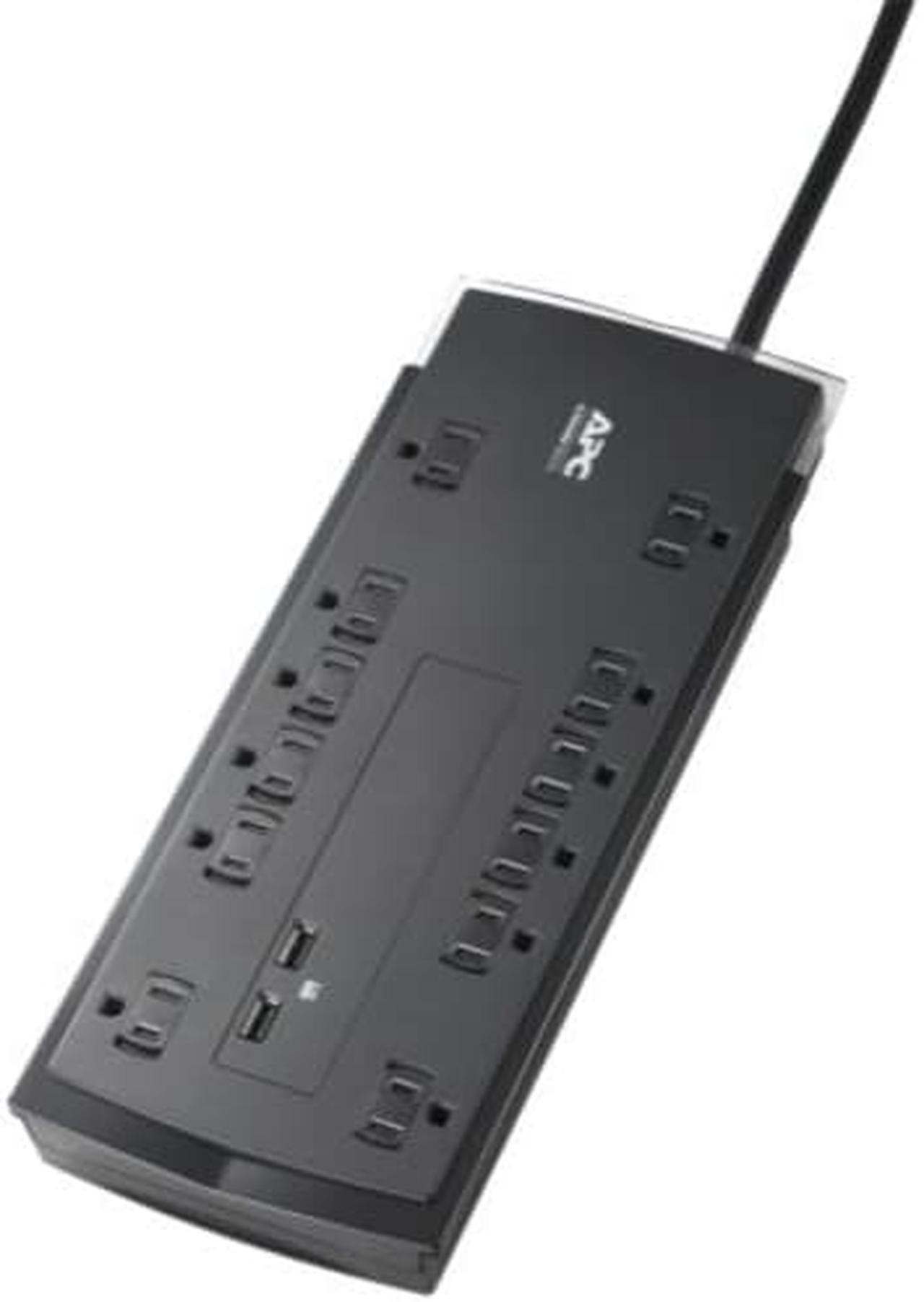 Alt view image 15 of 18 - APC UP P12U2 Performance SurgeArrest 120V 12 Outlet w 2x2.4A USB Charger RTL
