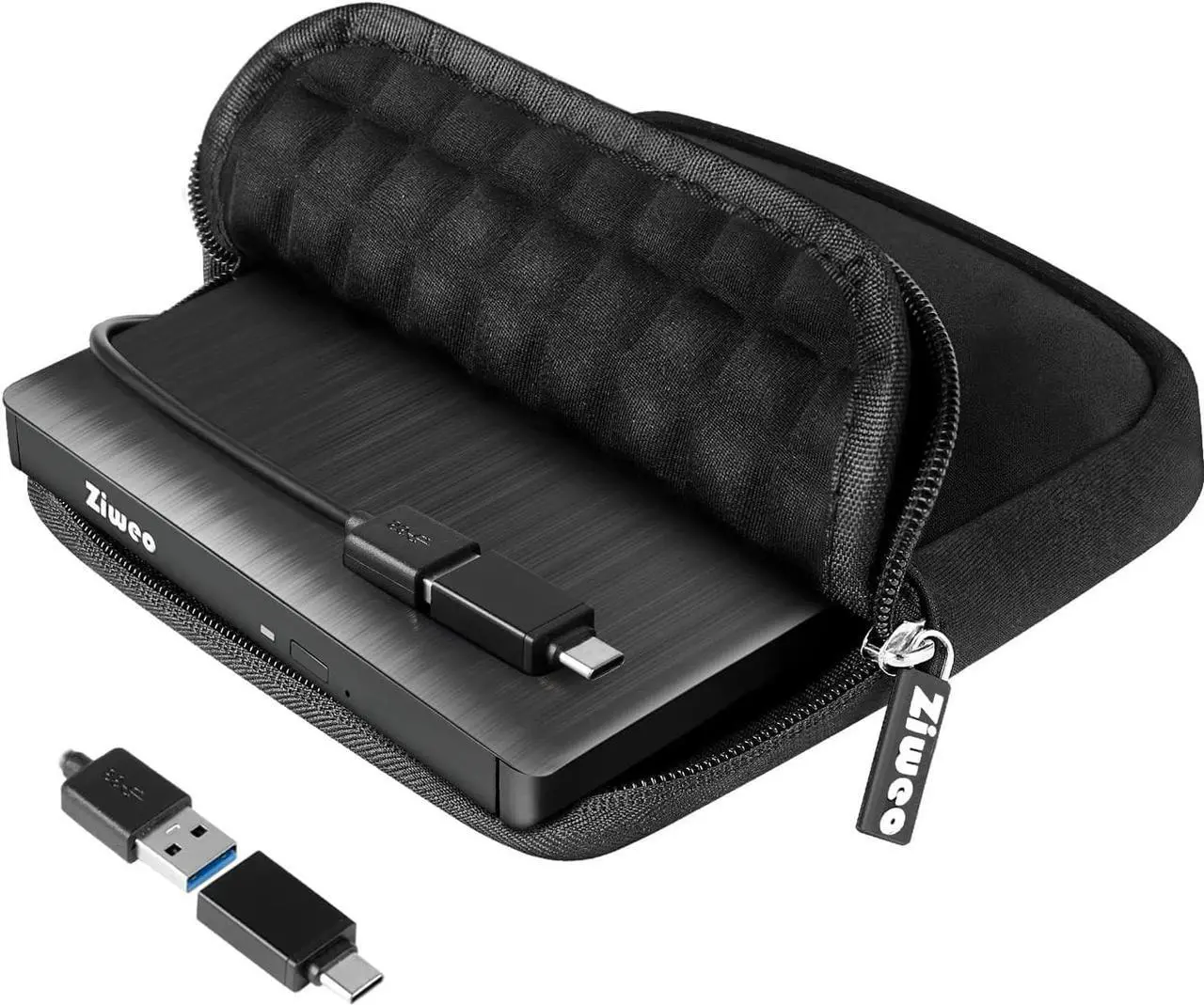 External CD DVD Drive USB 3.0 TypeC CD DVD +/RW Drive DVD Player for