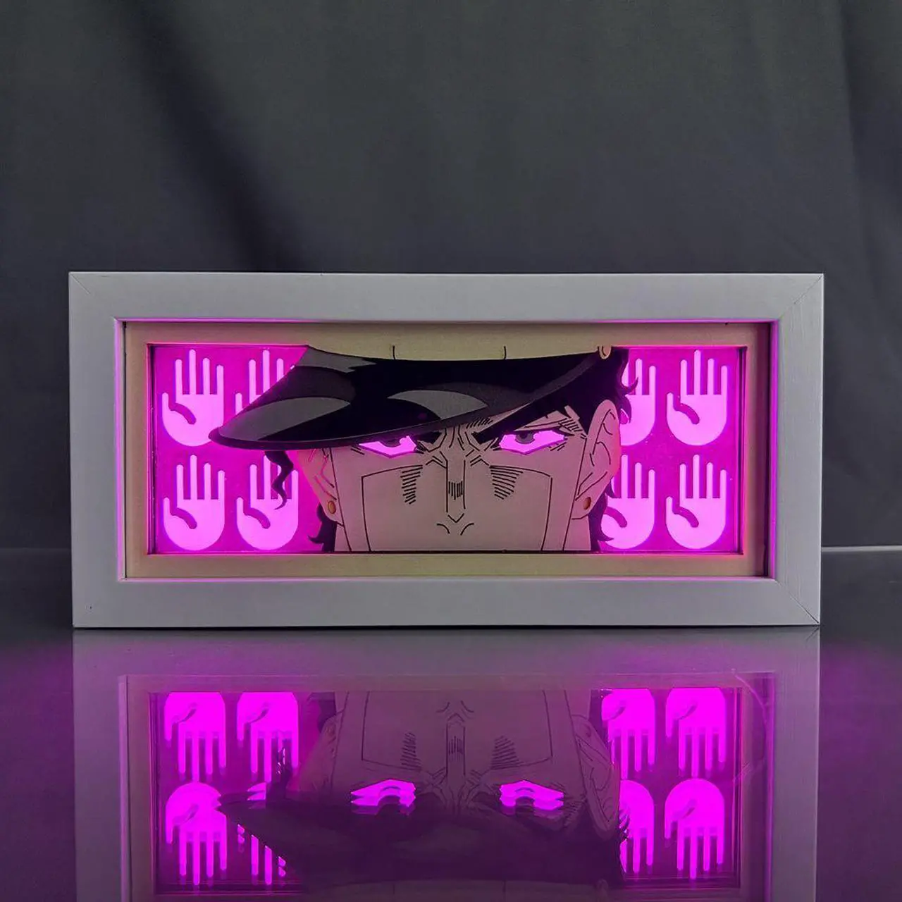 Main image of Anime Lamp JoJo Bizarre Adventure Figure Bedroom Decor Night Light Birthday Gift JJBA Led Light Kujo Jotaro