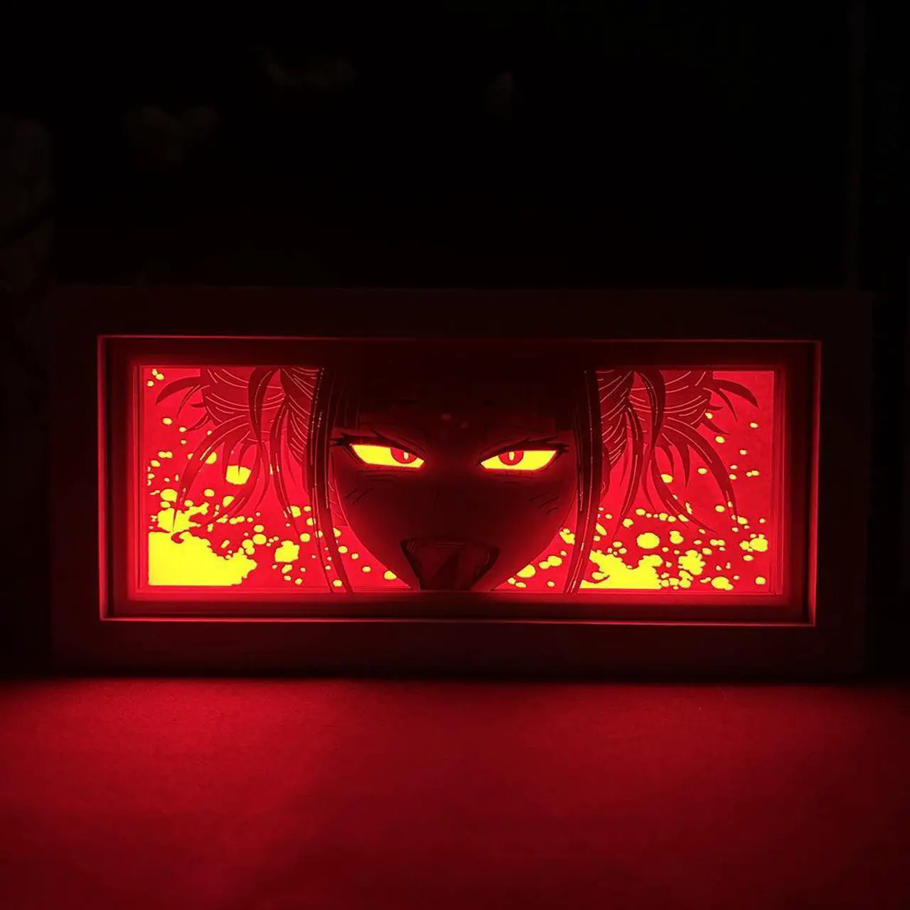 Alt view image 2 of 5 - Anime Lamp Cross my body Figure Night Light Bedroom Decor Led Light Himiko Toga Desk Lamp Birthday Gift