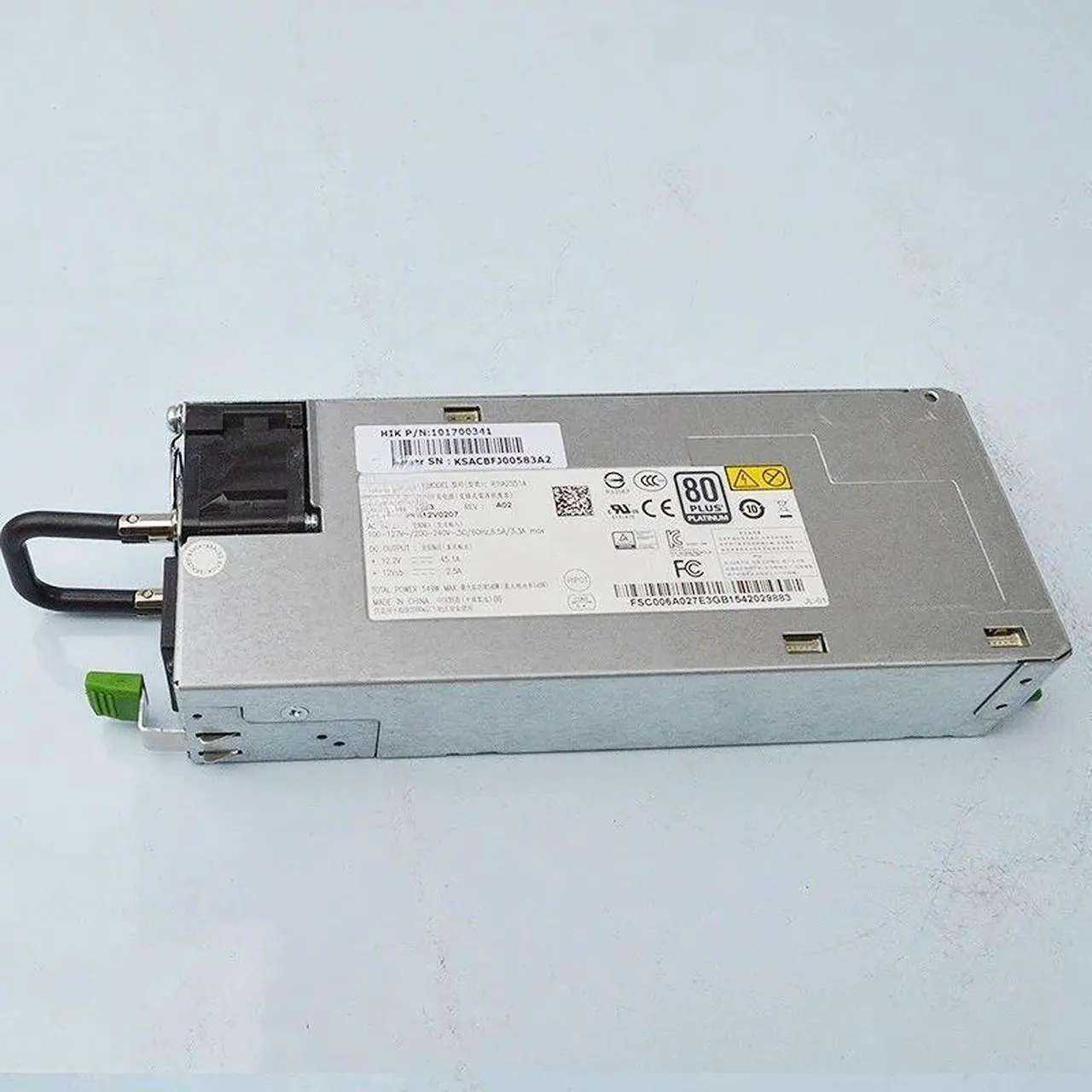 Alt view image 2 of 2 - For AcBel CommScope power supply R1IA2551A R2IS7551A 549W redundant power supply