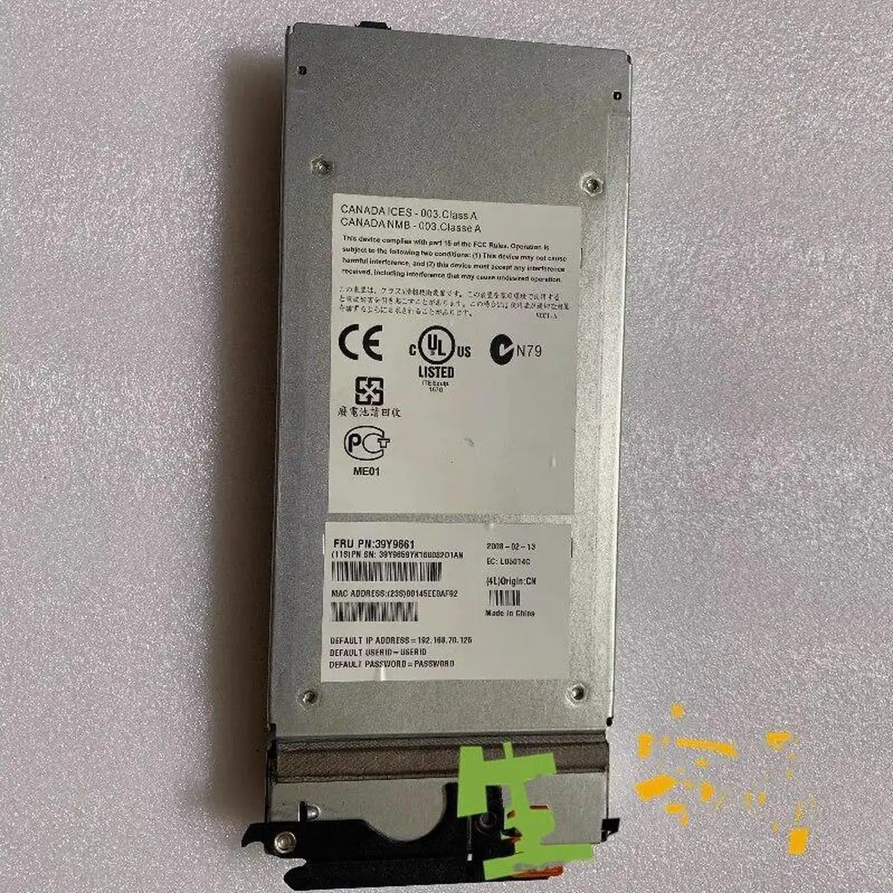Main image of For IBM 8852 8677 AMM Module 80Y9081 39Y9661 44X3058