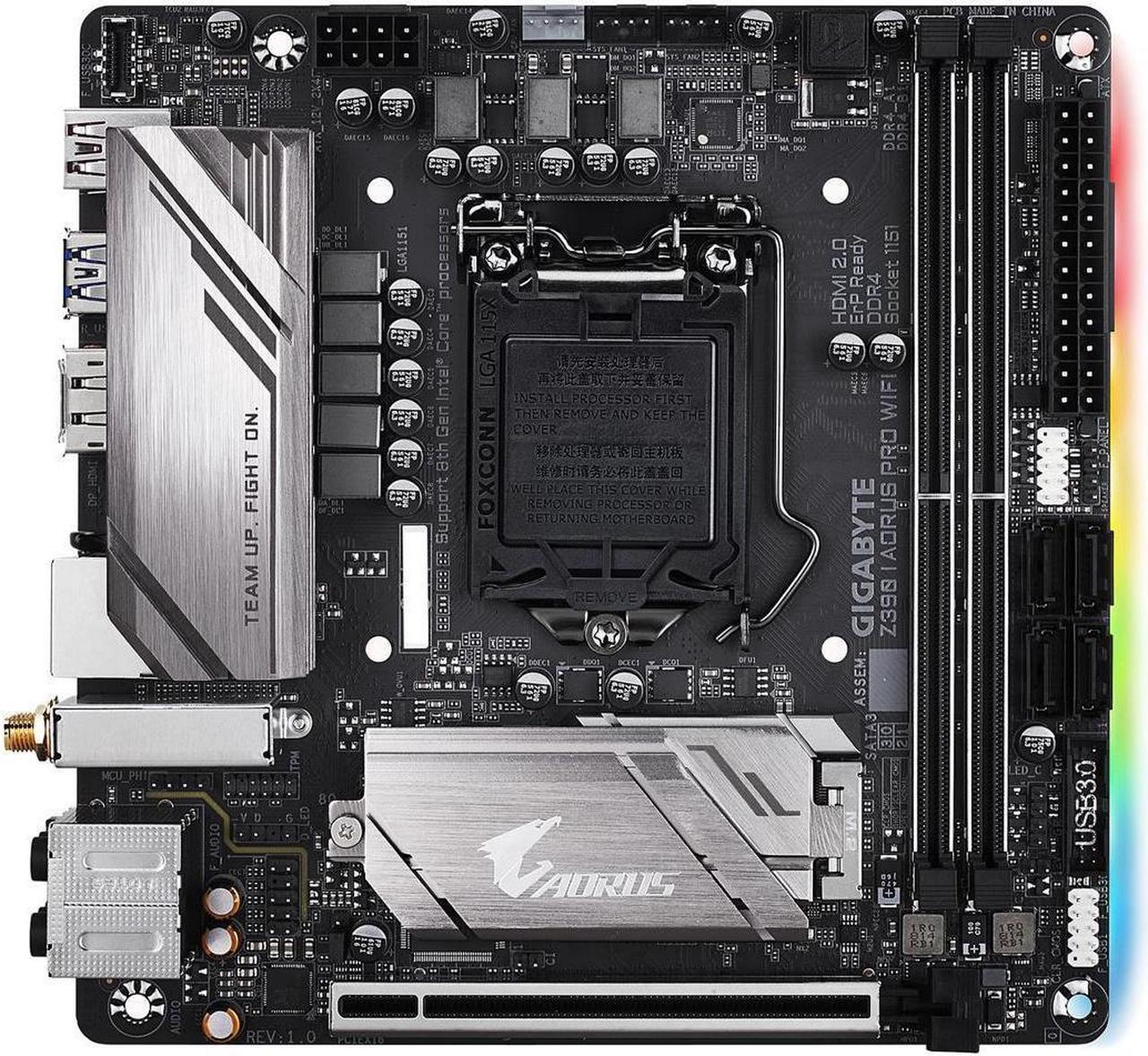 Main image of Suitable For Gigabyte Z390I AORUS PRO Motherboard Support 8th 9th Generation CPU Mainboard 100% Tested OK Fully Work