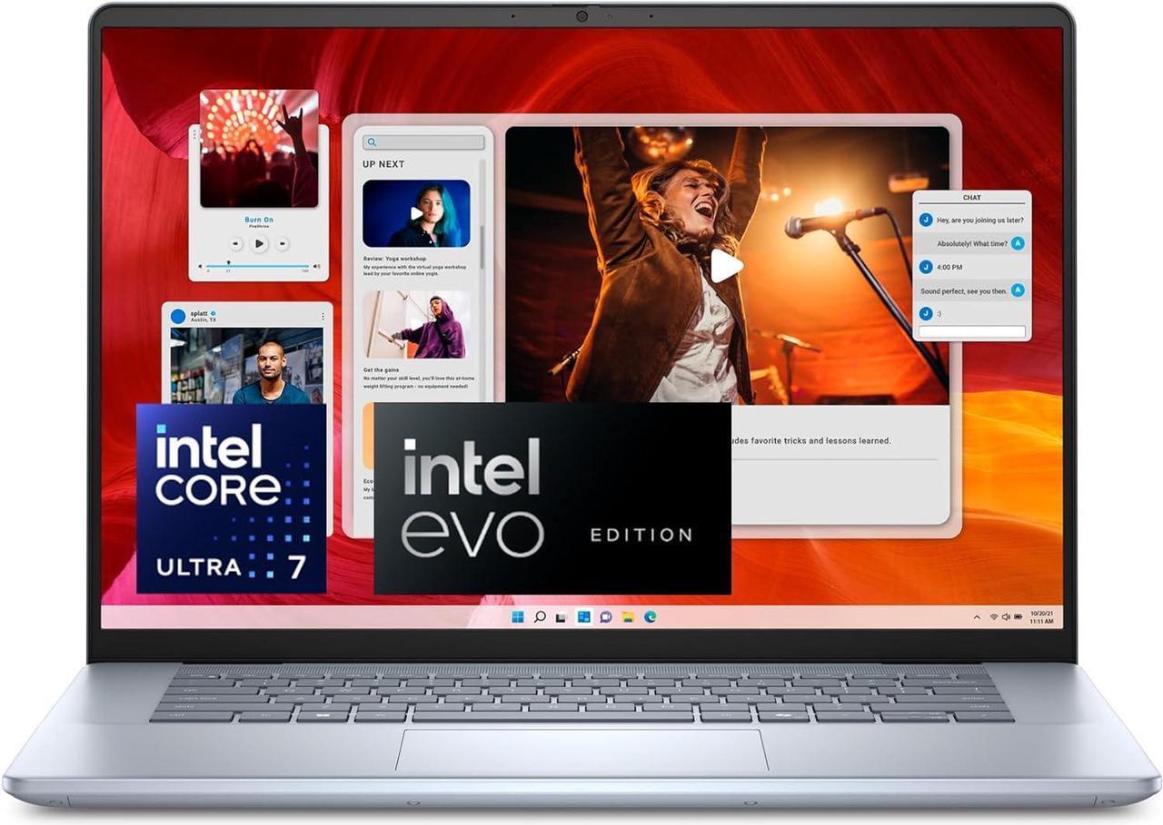 Alt view image 2 of 2 - Dell Inspiron Plus 16" Touchscreen Intel Evo Platform Laptop - Intel Core Ultra 7 155H - 1920 x 1200 - Windows 11 Home - 32GB RAM - 1TB SSD