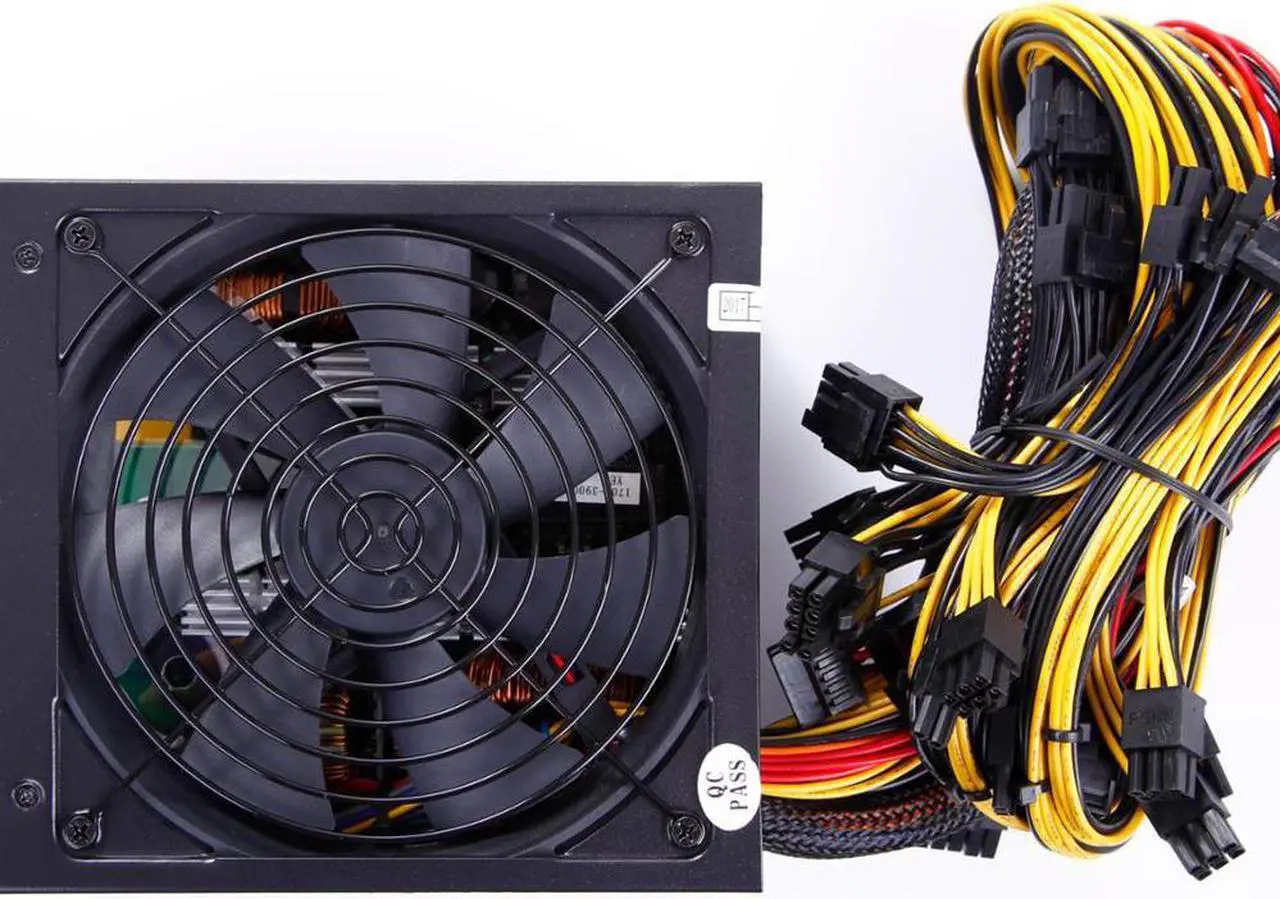 Alt view image 6 of 7 - 2000W PC Mining Power Supply for Aleo Bitcoin Miner ATX 2000W PICO PSU Power Supply Ethereum 2000W ATX Power Supply Bitcoin 12V V2.31 ETH Coin Mining