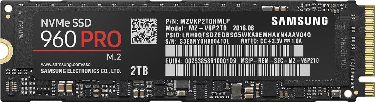 Samsung 960 PRO NVMe M.2 512GB SSD (MZ-V6P512BW)