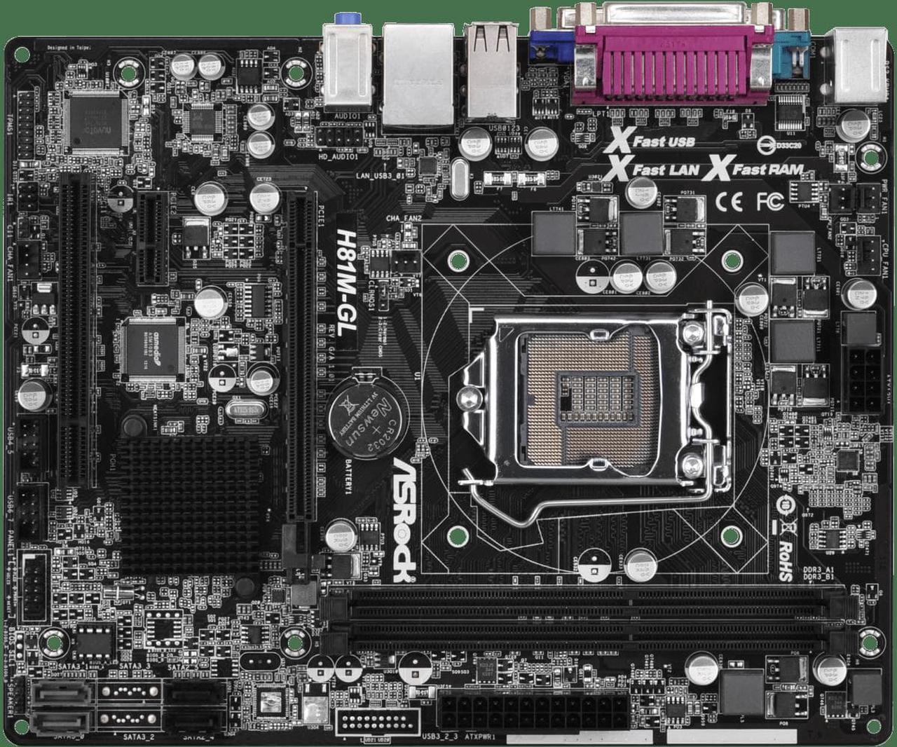 Main image of ASROCK H81M-GL motherboard