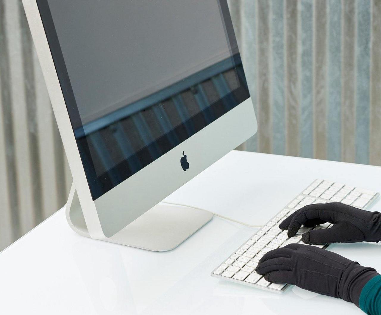 Alt view image 2 of 7 - The Writer's Glove® - Keyboard Typing Gloves for Cold Hands Small