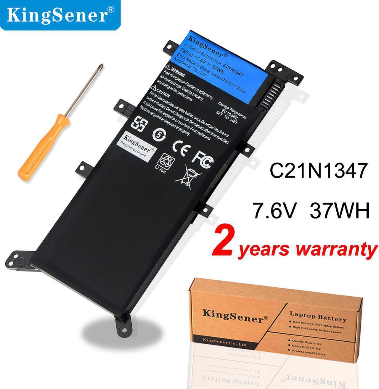 KingSener C21N1347 New Laptop Battery For ASUS X554L X555 X555L X555LA X555LD X555LN X555MA 2ICP4/63/134 C21N1347