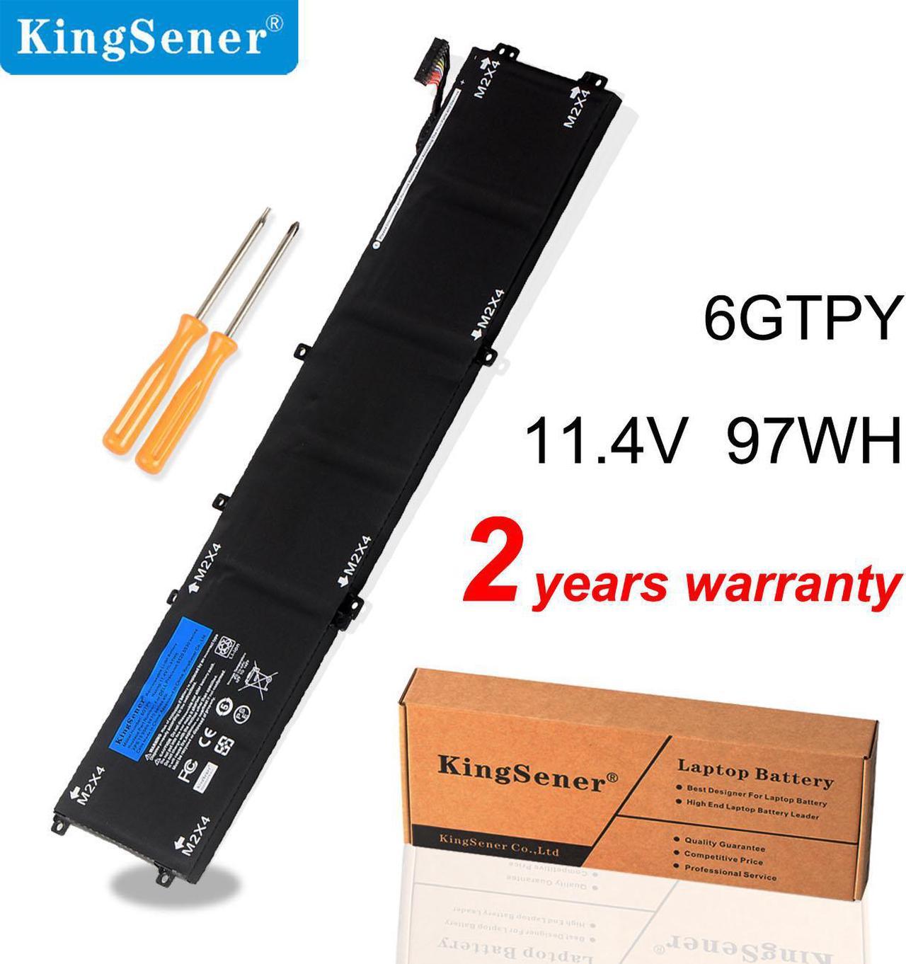 KingSener New 11.4V 97WH 6GTPY Laptop Battery Notebook Batteries for DELL Precision 5520 5530 for DELL XPS 15 9570 9560 Series Replacement