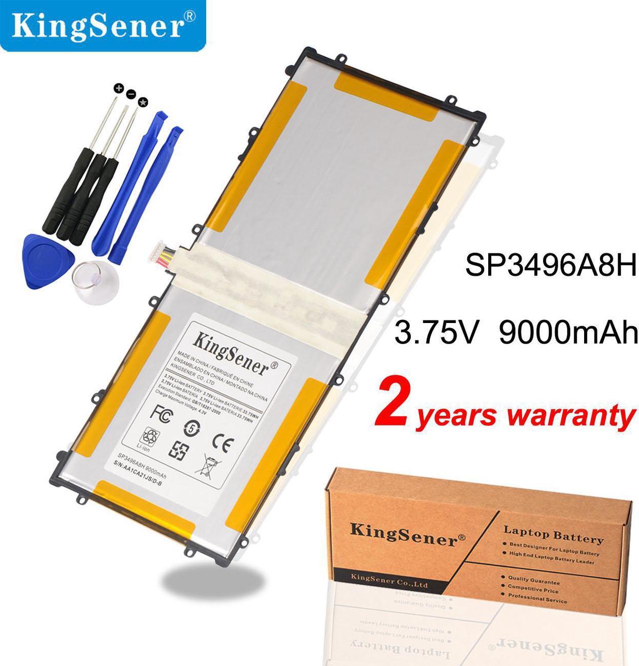 KingSener 9000mAh SP3496A8H Battery For Samsung Google Nexus 10 N10 Table PC for Samsung GT-P8110 HA32ARB Tablet Battery 3.75V