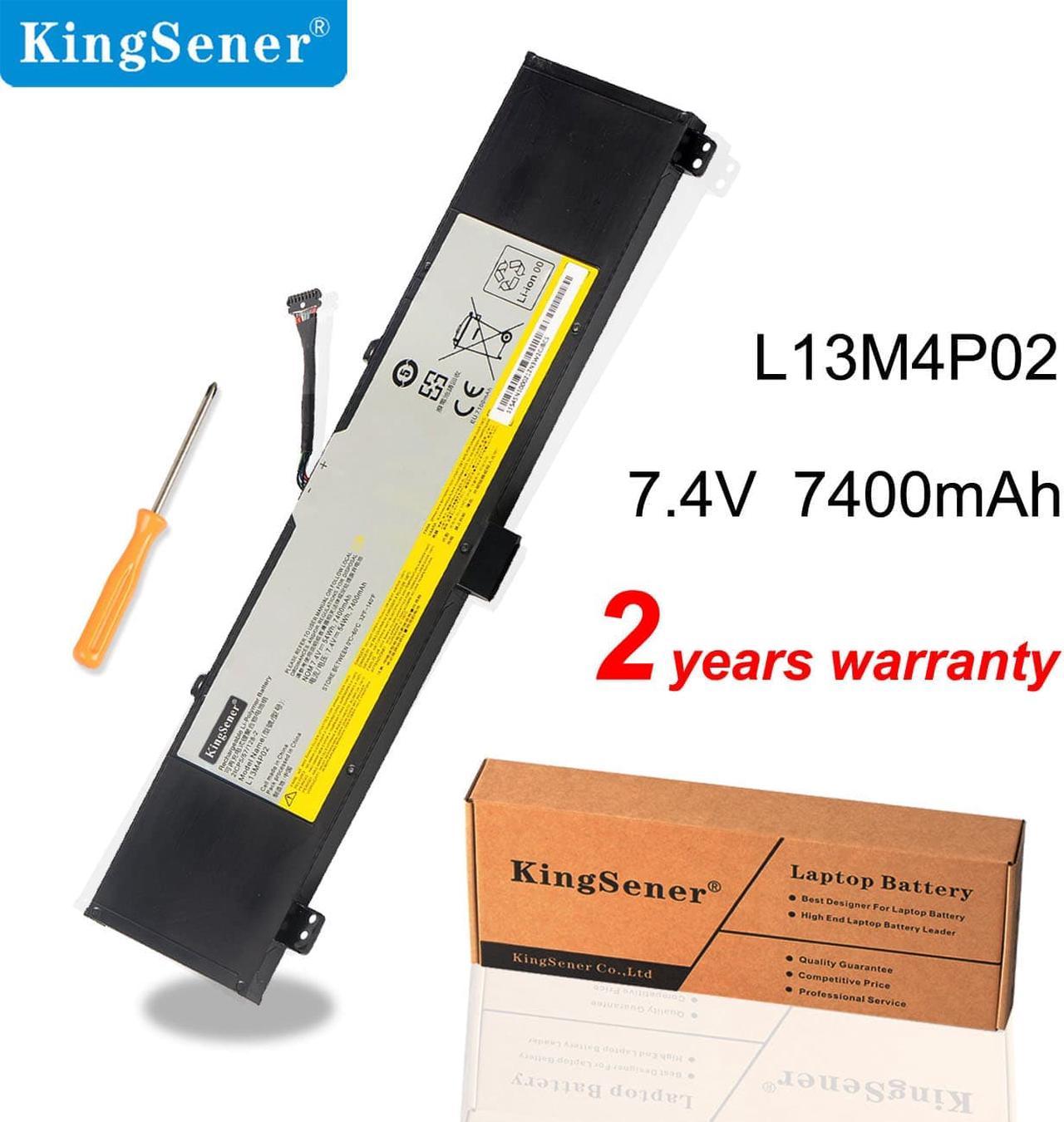 Kingsener L13M4P02 Laptop Battery for Lenovo Y50-70 Y50-70AM-IFI Y50-70AM-ISE Y50-70AS-ISE Y50-70-IFI Y50-70AT-IFI Y70-70 Y70-70T-ISE L13N4P01  Serie