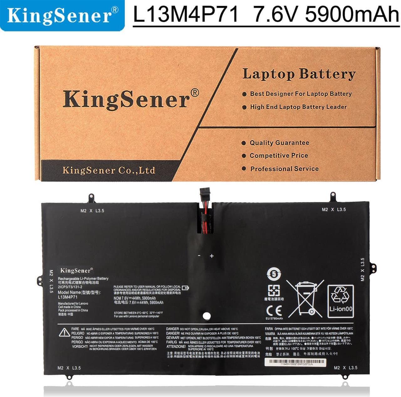 Kingsener L13M4P71 L14S4P71 Laptop Battery for Lenovo Yoga 3 Pro 1370 Series Pro-1370-80HE Pro-5Y71 Pro-I5Y51 Pro-I5Y70 Pro-I5Y71