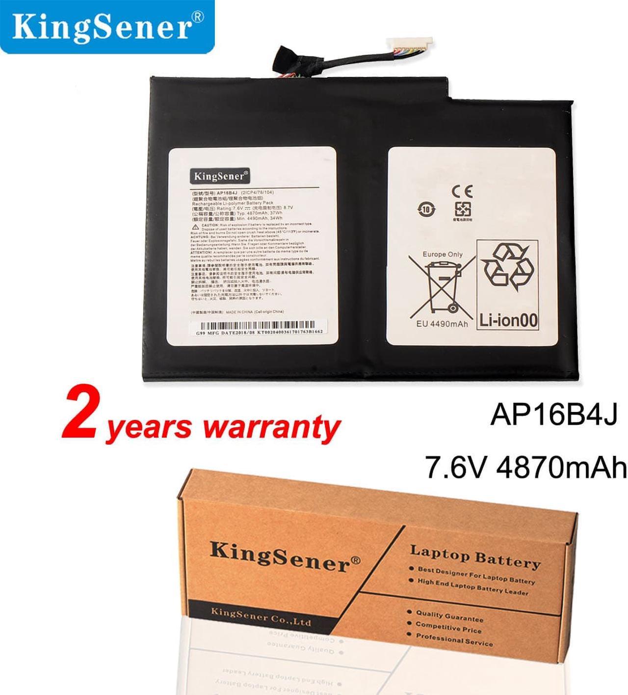 Kingsener AP16B4J Laptop Battery for Acer Aspire Switch Alpha 12 SA5-271 SA5-271-5030 707Z 52YL 3981