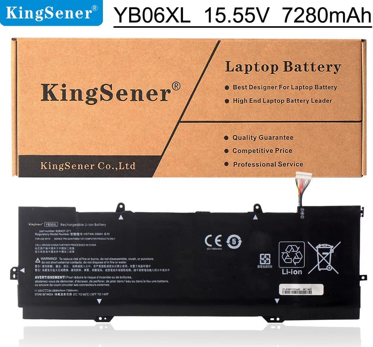 Kingsener YB06XL Laptop Battery For HP Spectre X360 15-CH 15-CH002TX 15-CH013TX 2018 Series Notebook HSTNN-DB8H HSTNN-DB8V TPN-Q200 928427-271 928427-272