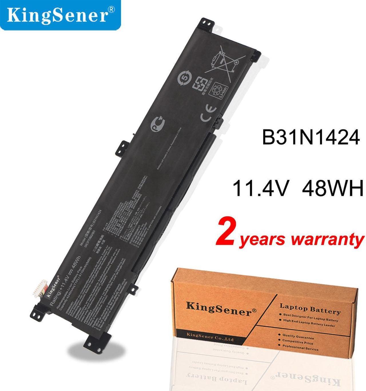 Kingsener B31N1424 Laptop Battery For ASUS U4000 K401LB5010 K401LB5200 K401LB5500 K401U K401UB A400U A401L K401L K401LB Series Notebook 11.4V 48Wh 4240mAh