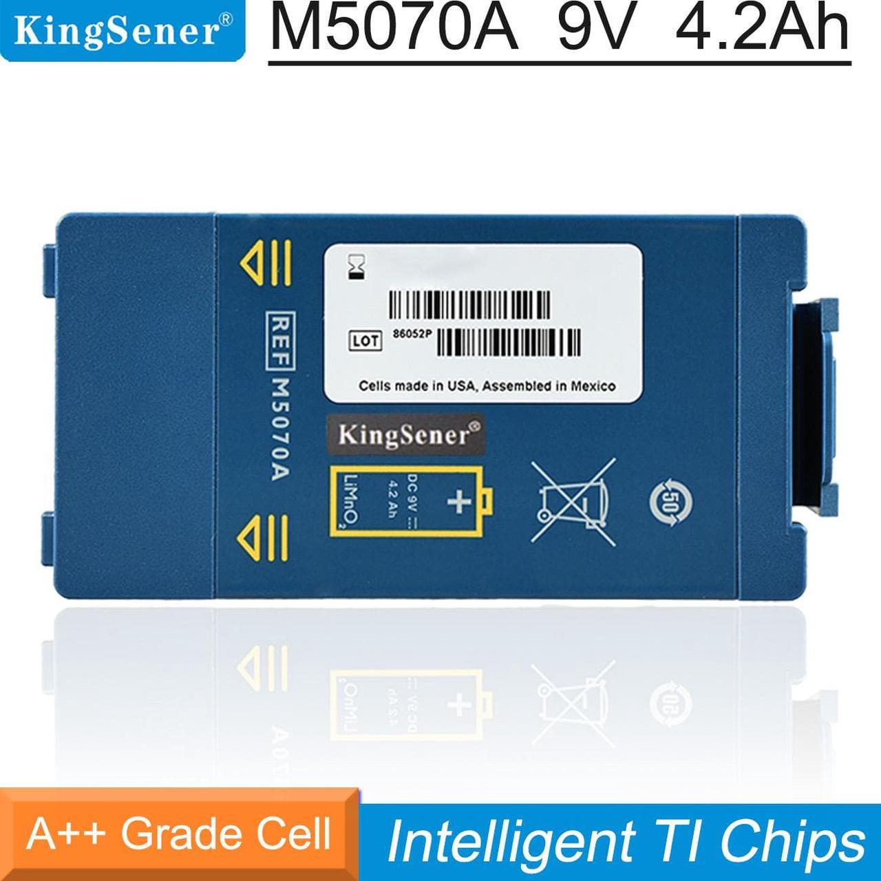 Kingsener M5070A Battery Replacement For Philips HeartStart Home Defibrillator M5066A M5068A 110300 M5067A Battery