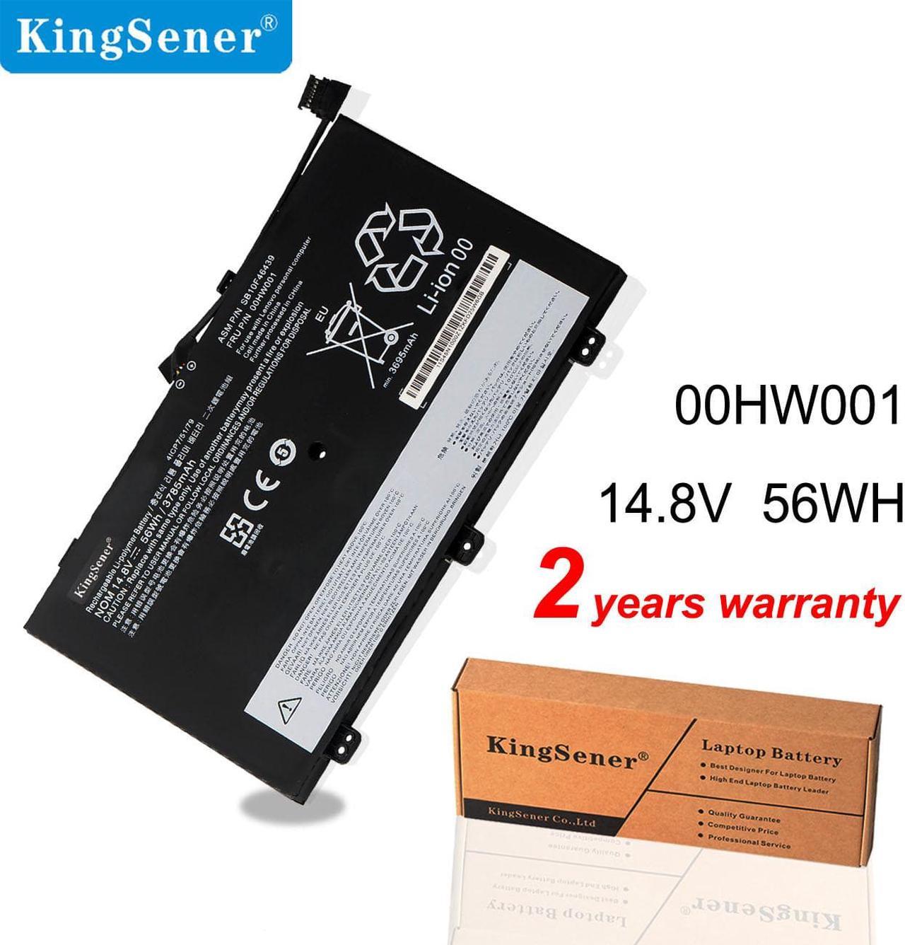 Kingsener 00HW001 Laptop Battery For Lenovo ThinkPad S3 Yoga 14 Series Notebook 00HW000 SB10F46438 4ICP7/52/76