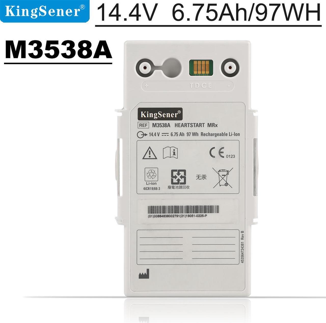 KingSener Li-Ion Battery For Heartstart MRx Monitor/Defibrillator Battery M3538A  M3535-60992 M3535A M3536A