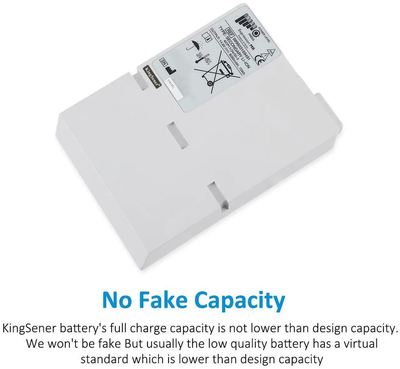 Alt view image 2 of 7 - Kingsener 989803169491 Replacement Battery for Invivo Expression MR 9093 Precess 14.8V 5080mAh 75Wh