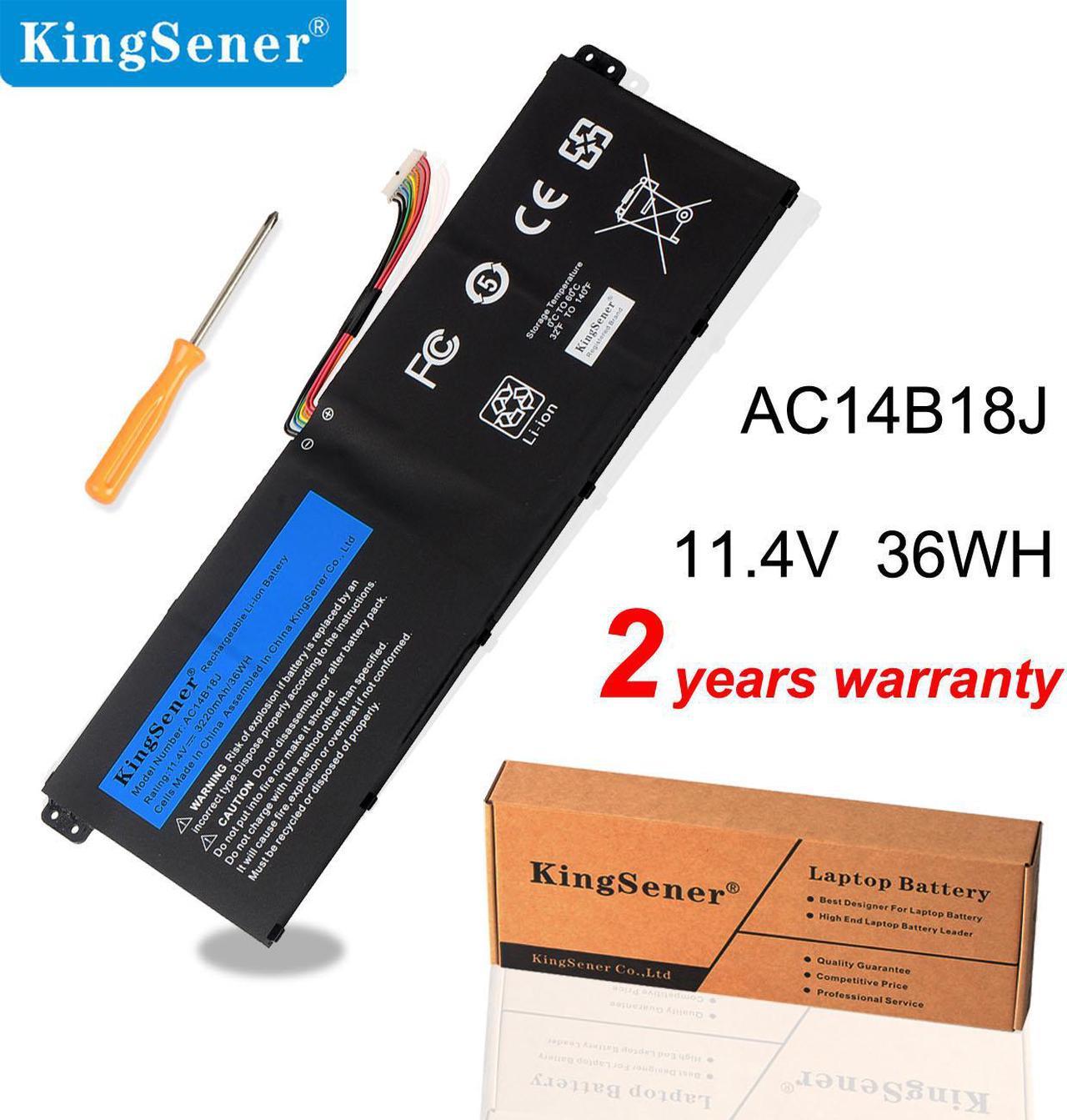 KingSener AC14B18J AC14B13J Laptop Battery for Acer Aspire ES1-511 ES1-512 V3-111P CB3-531 311 TravelMate B115 B116 MS2394