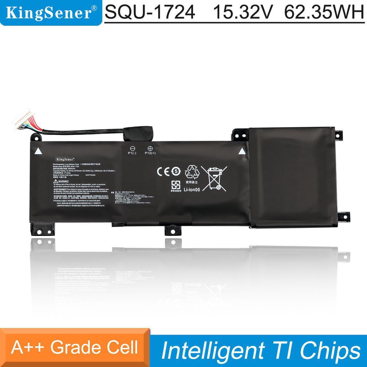 Kingsener SQU-1723 Laptop Battery For GIGABYTE AORUS 15-XA 15-WA 15-W9 15-SA 15-X9 15-XA-F74CDW 15-XA-7FR5252W For THUNDEROBOT 911 Quanta