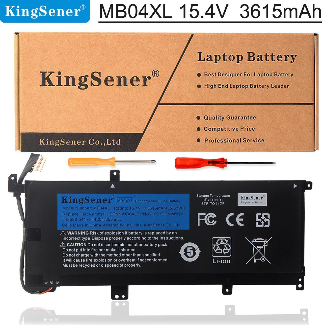 Kingsener MB04XL HSTNN-UB6X TPN-W119 Laptop Battery For HP Envy X360 M6-AQ103DX AQ105DX 15-AQ155NR 15-AR000ND 15-AQ002NX 15.4V 55.67WH