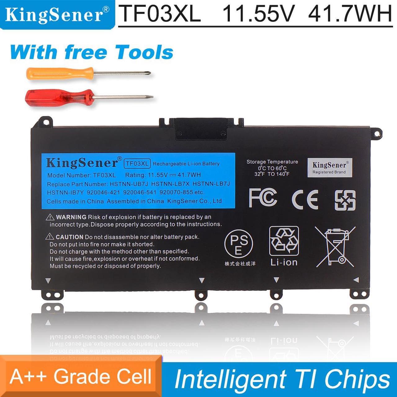 KingSener TF03XL Laptop battery For HP TPN-C131 TPN-Q188 TPN-Q189 TPN-Q190 TPN-Q191 TPN-Q201 14-bf033TX 14-bf108TX 14-bf008TU