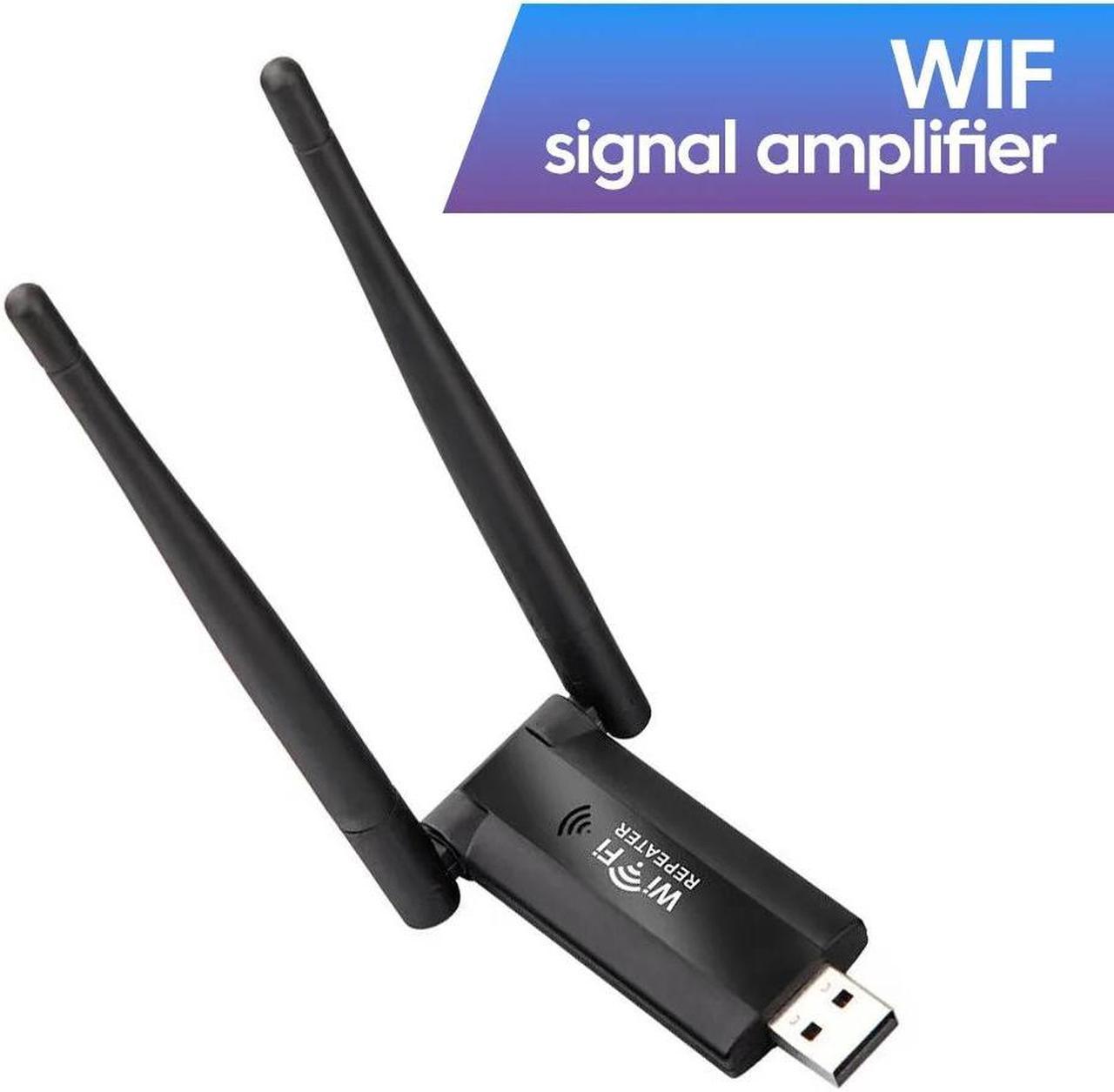 2.4G 300Mbps Wireless USB WiFi Repeater Extender WiFi Signal Amplifier Booster Long Range Wi-Fi Router Home Network Extension