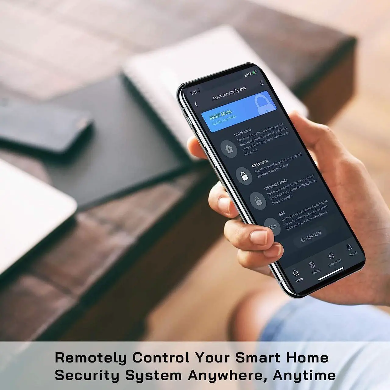 Alt view image 2 of 7 - WiFi Door Alarm System, Wireless DIY Smart Home Security System, with Phone APP Alert, 8 Pieces-Kit (Alarm Siren, Door Window Sensor, Remote), Work with Alexa, for House, Apartment, Alpha by tolviviov