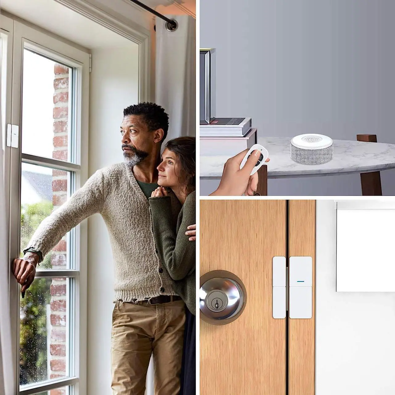 Alt view image 6 of 7 - WiFi Door Alarm System, Wireless DIY Smart Home Security System, with Phone APP Alert, 8 Pieces-Kit (Alarm Siren, Door Window Sensor, Remote), Work with Alexa, for House, Apartment, Alpha by tolviviov