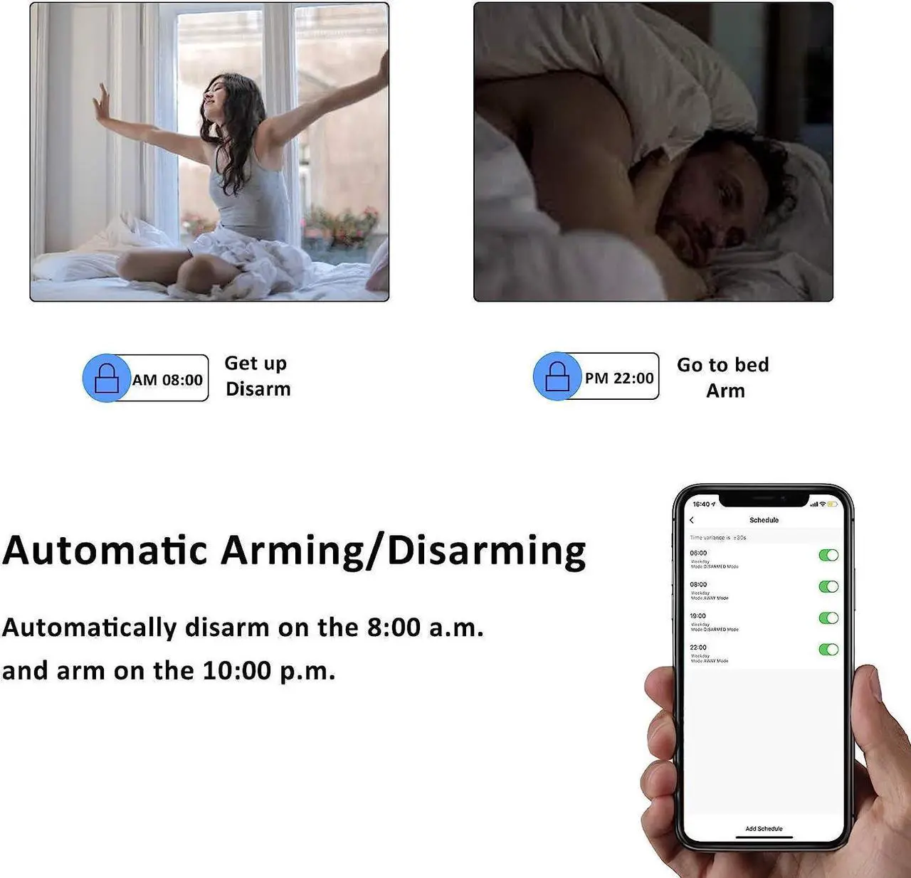 Alt view image 7 of 7 - WiFi Door Alarm System, Wireless DIY Smart Home Security System, with Phone APP Alert, 8 Pieces-Kit (Alarm Siren, Door Window Sensor, Remote), Work with Alexa, for House, Apartment, Alpha by tolviviov