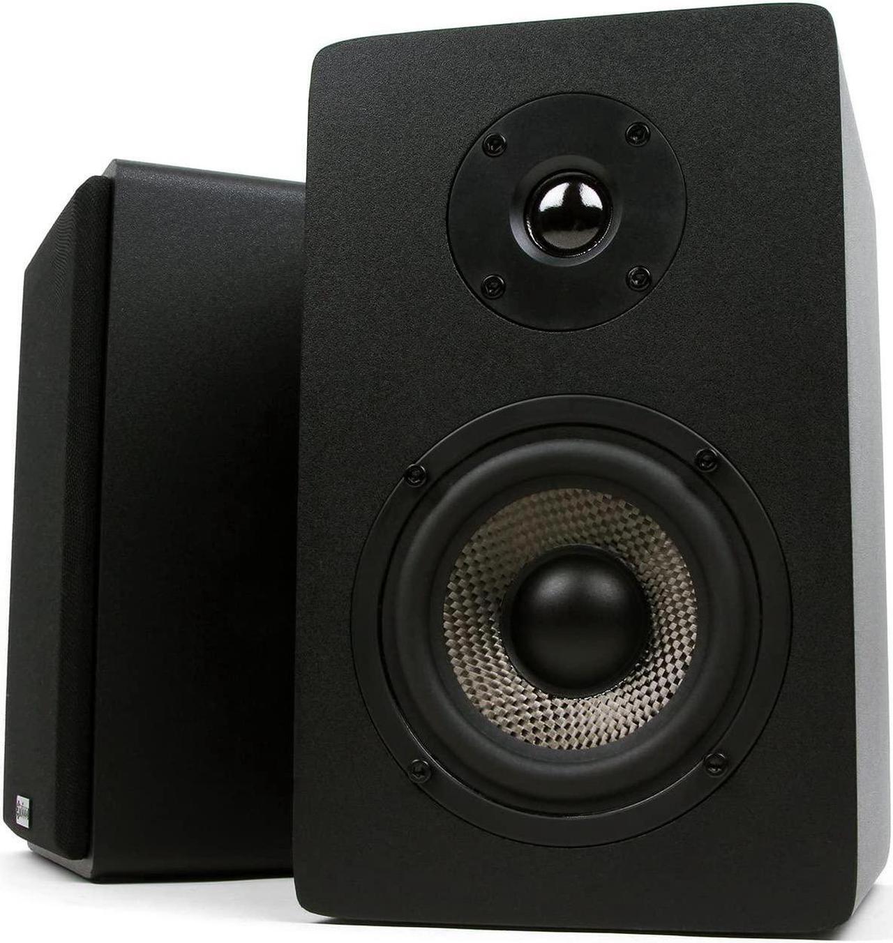 Main image of Micca MB42X Advanced Bookshelf Speakers for Home Theater Surround Sound, Stereo, and Passive Near Field Monitor, 2-Way (Black, Pair)