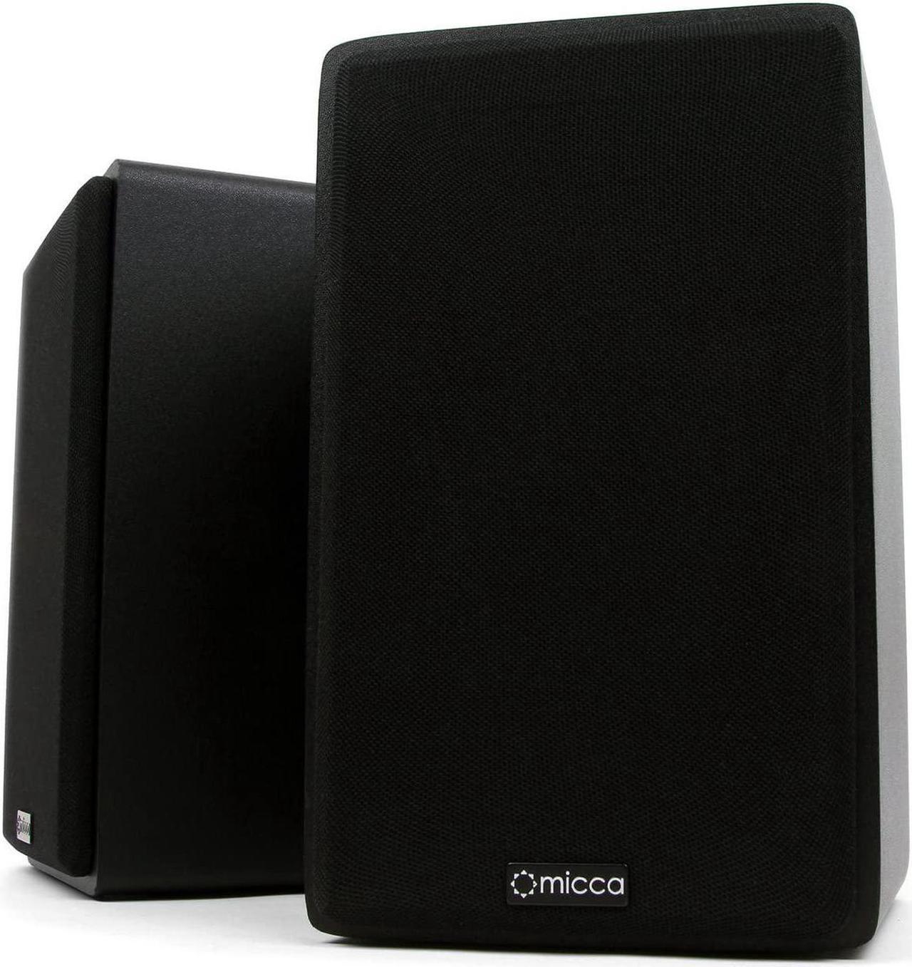 Alt view image 5 of 5 - Micca MB42X Advanced Bookshelf Speakers for Home Theater Surround Sound, Stereo, and Passive Near Field Monitor, 2-Way (Black, Pair)