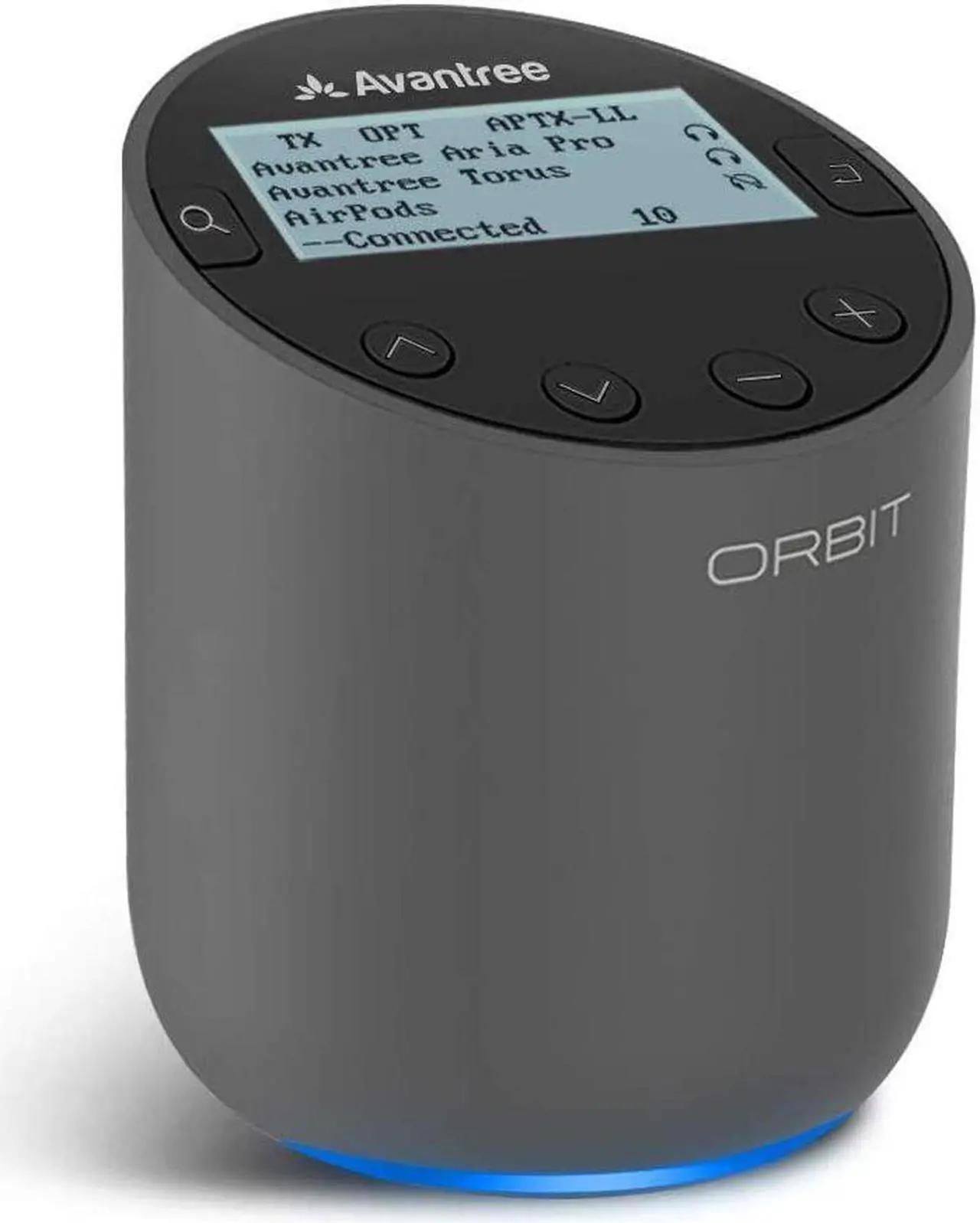 Main image of Avantree Orbit Bluetooth 5.0 Audio Transmitter for TV with 5.1 Surround Sound Passthrough Support, Class 1 Long Range, LED Display, Dual Link, 100% TV Compatibility Delivers No Lip sync Delay