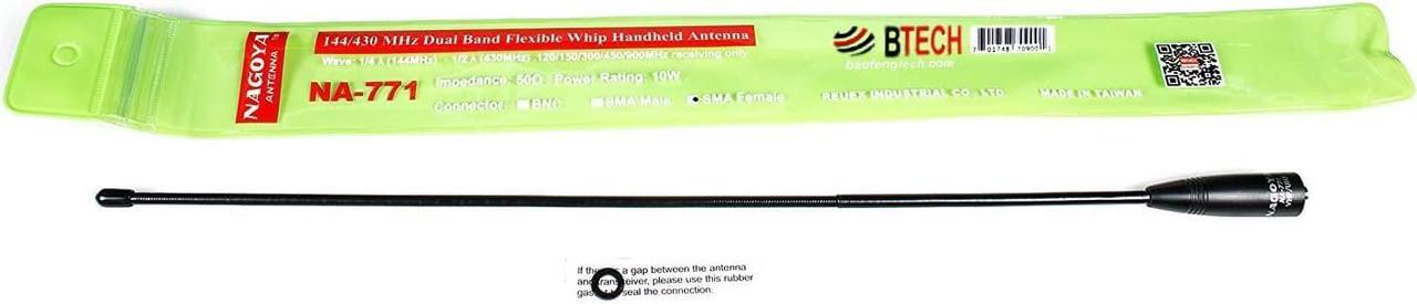 Alt view image 4 of 5 - Authentic Genuine Nagoya NA-771 15.6-Inch Whip VHF/UHF (144/430Mhz) Antenna SMA-Female for BTECH and BaoFeng Radios, Welcome to consult